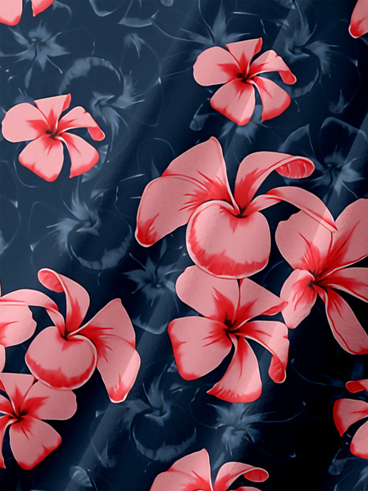 Floral Chest Pocket Short Sleeve Hawaiian Shirt