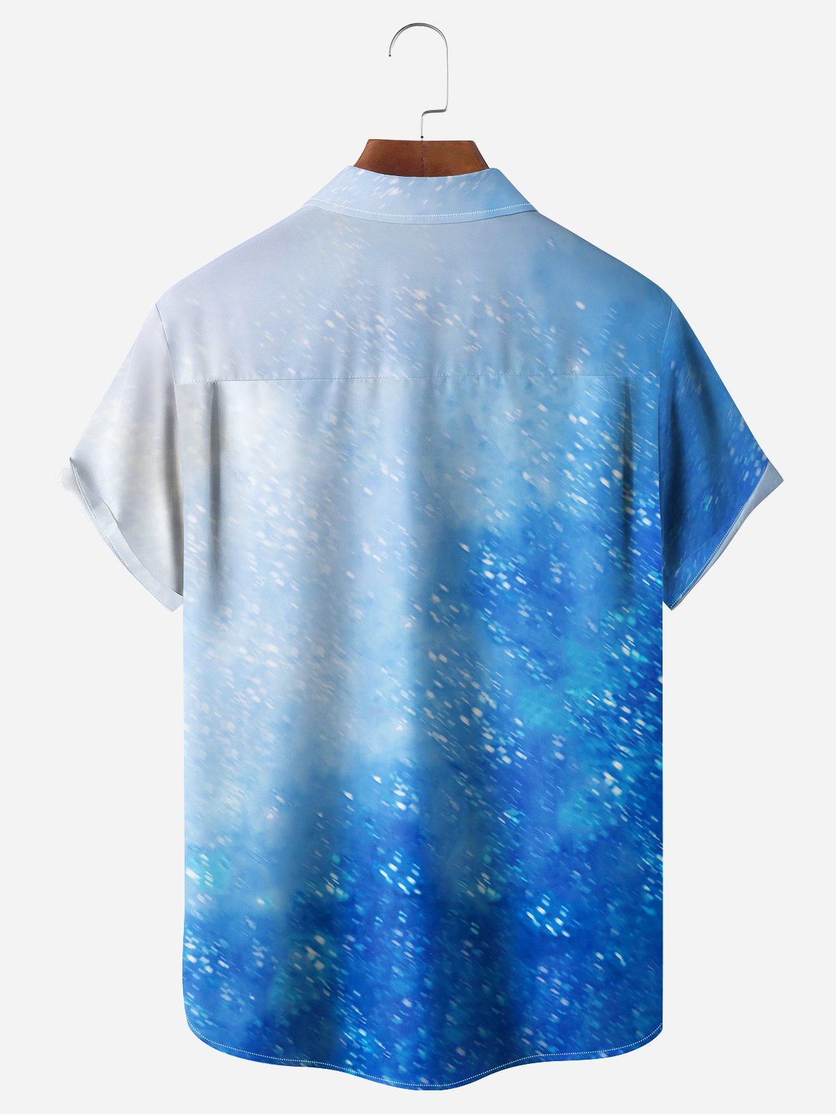 Viking Santa Chest Pocket Short Sleeve Casual Shirt