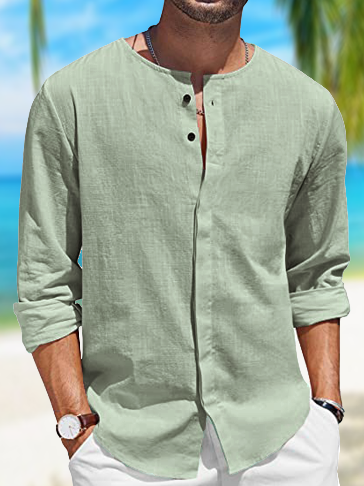 Hardaddy Cotton Fly Front Casual Shirt