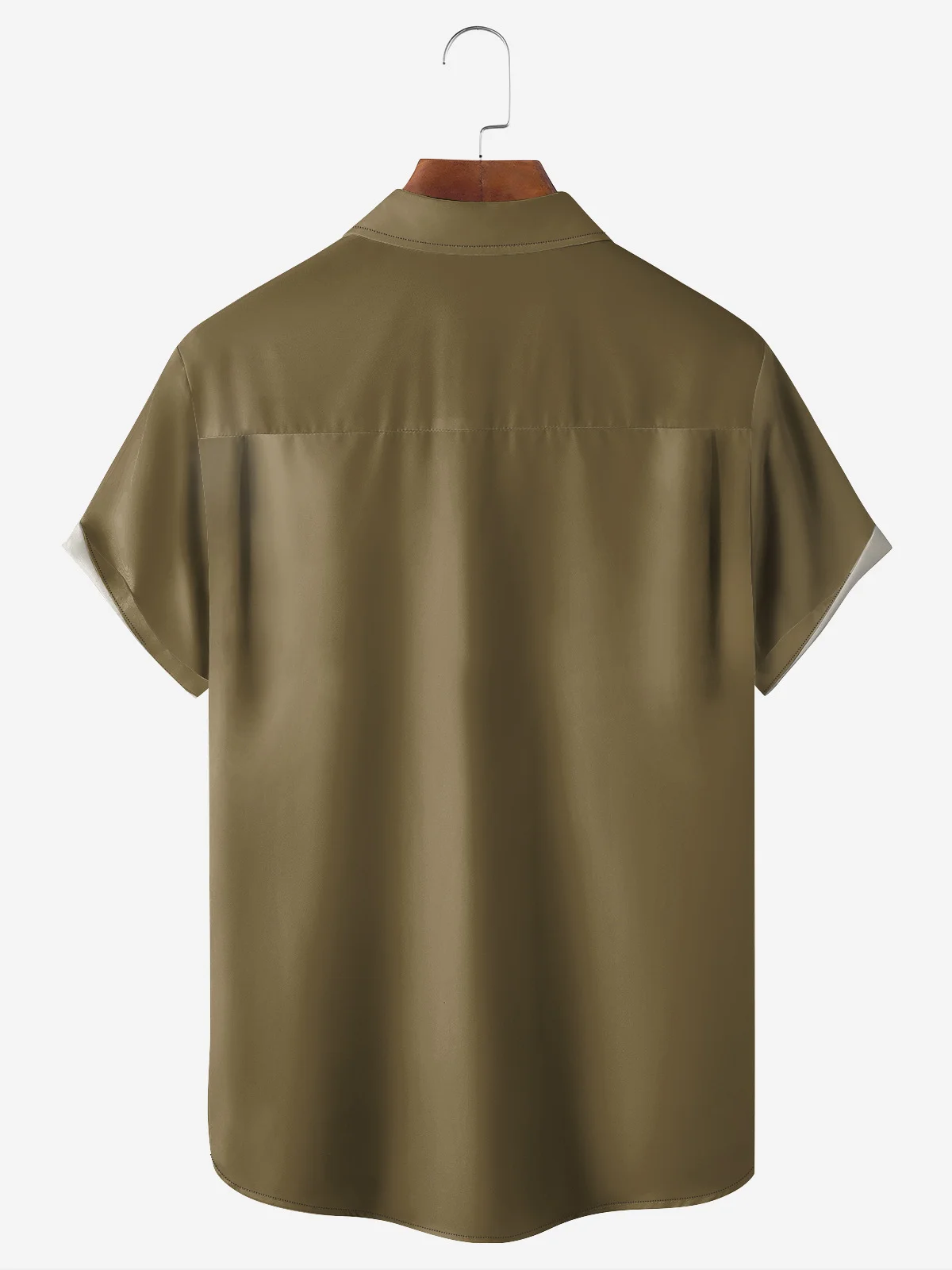 Hardaddy Medieval Geometric Chest Pocket Short Sleeve Bowling Shirt