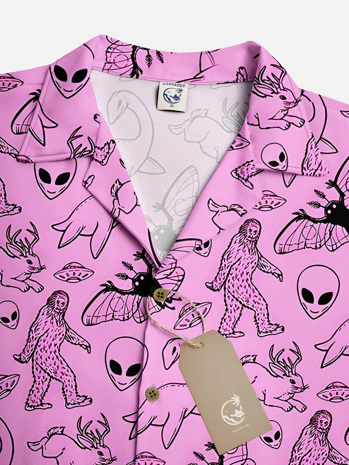 Hardaddy Alien Short Sleeve Aloha Shirt