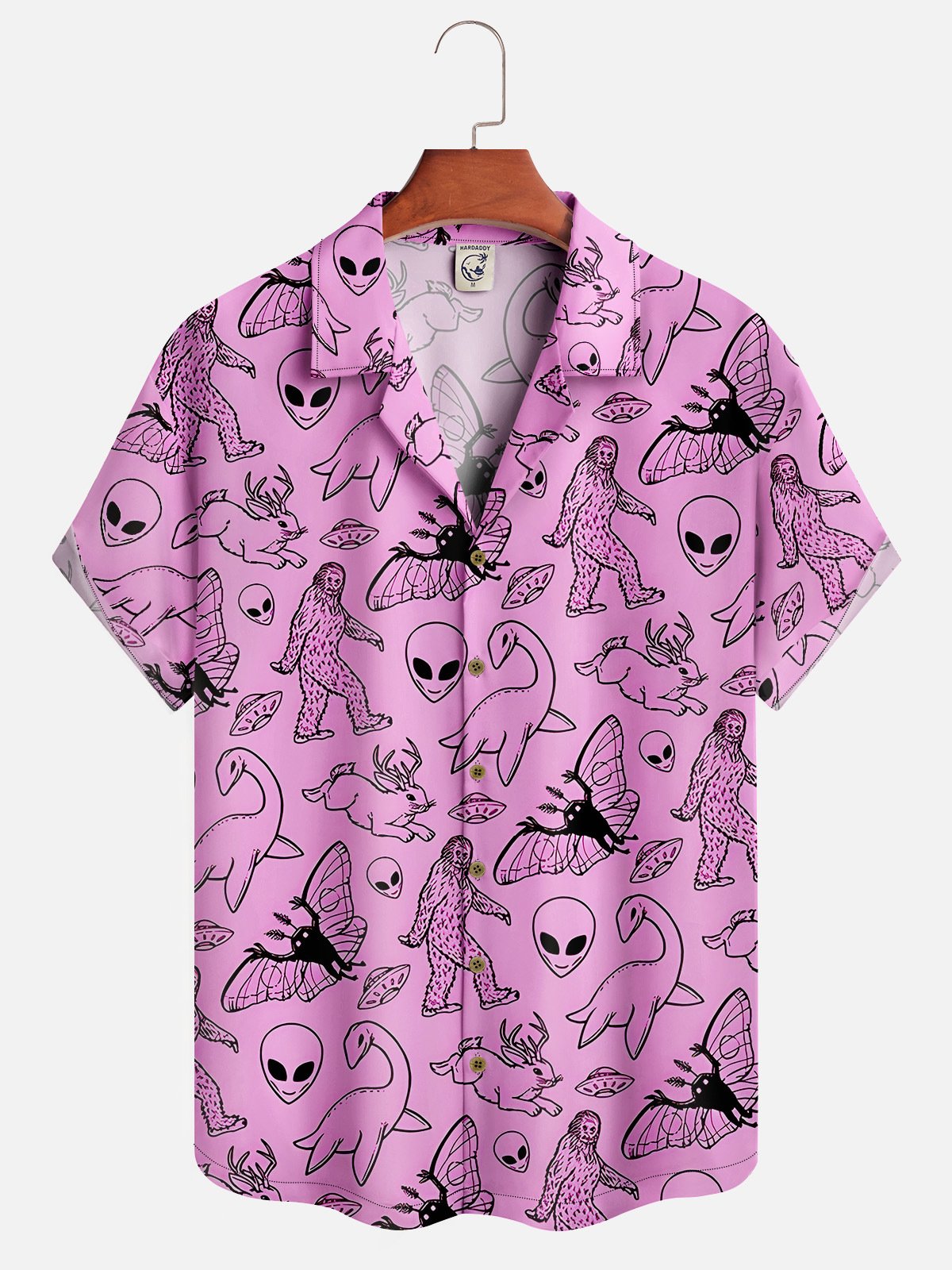 Hardaddy Alien Short Sleeve Aloha Shirt