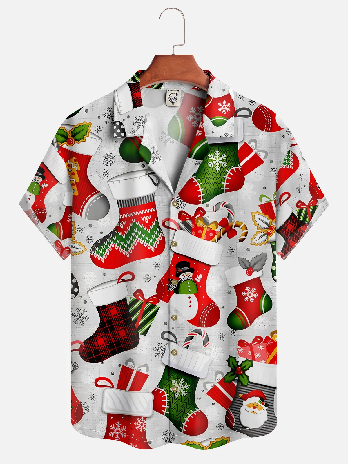 Christmas Socks Aloha Shirt