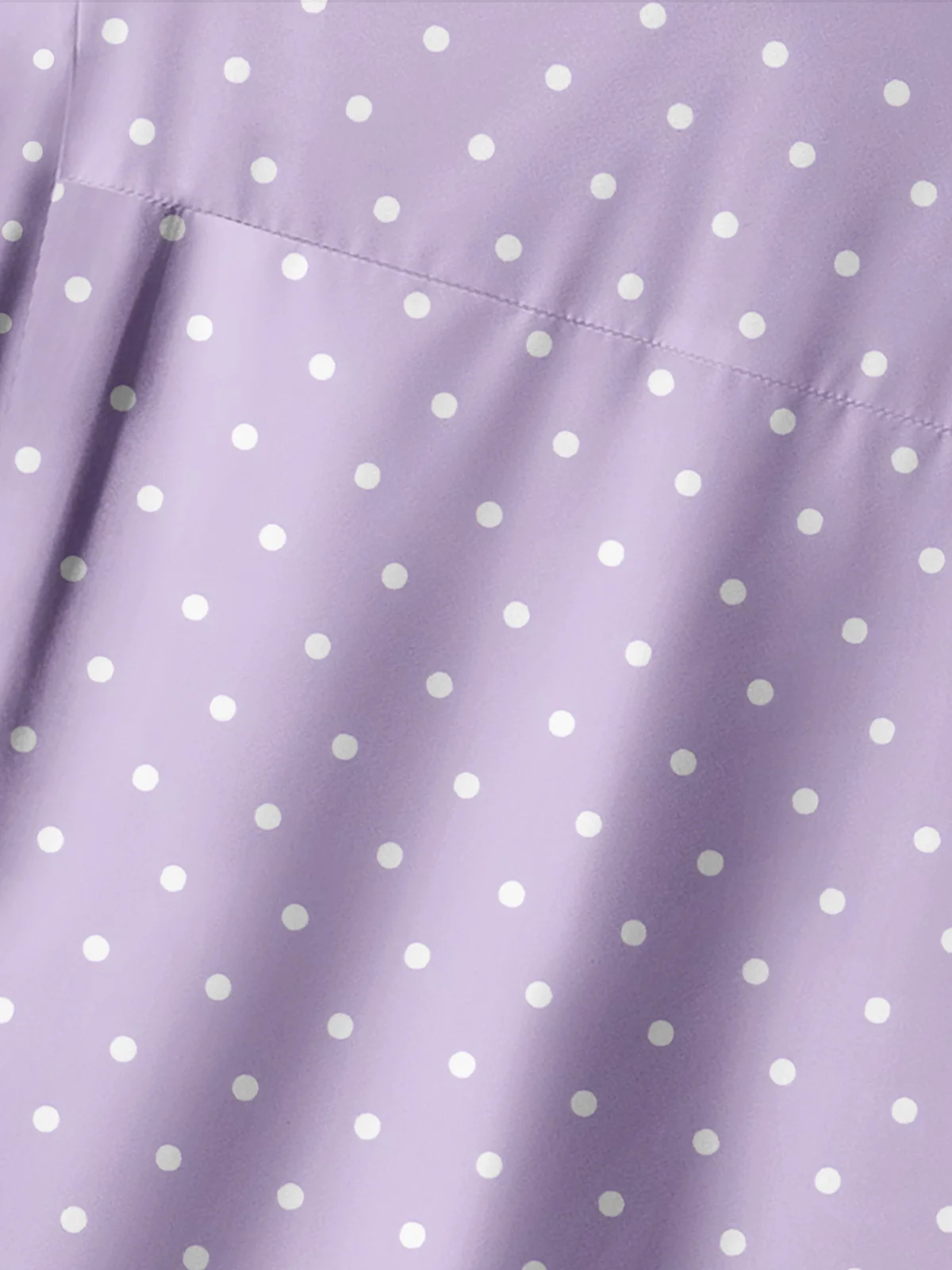 Polka Dots Chest Pocket Short Sleeve Casual Shirt