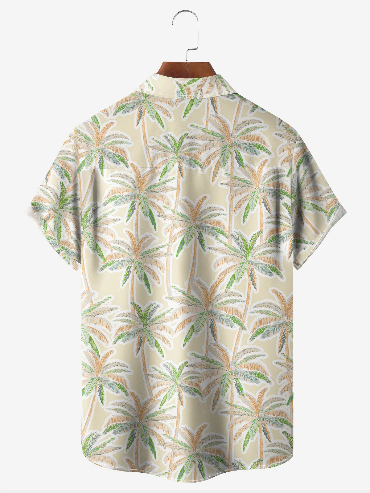 Parrots Chest Pocket Short Sleeve Hawaiian Shirt