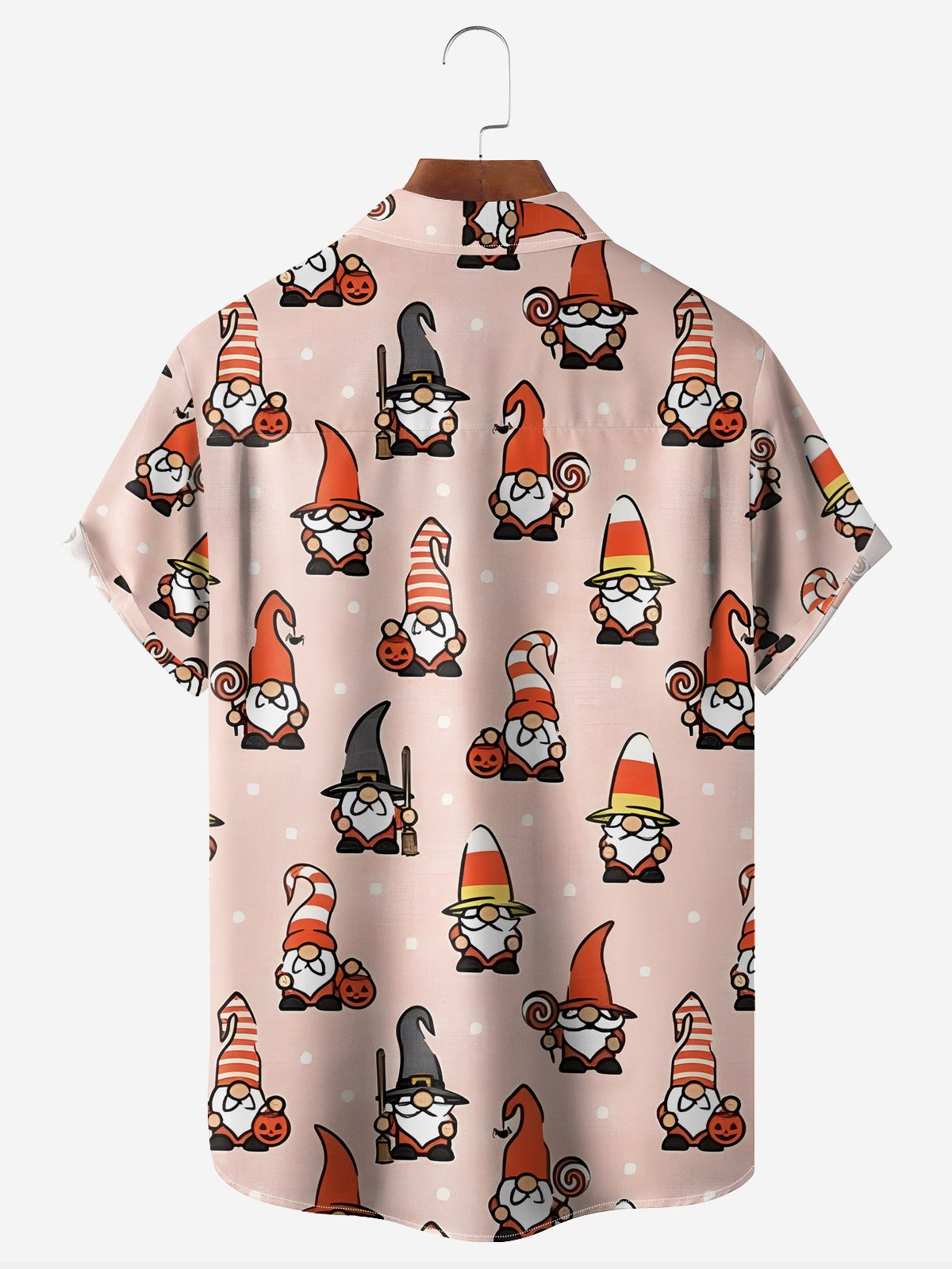 Gnome Chest Pocket Short Sleeve Casual Shirt