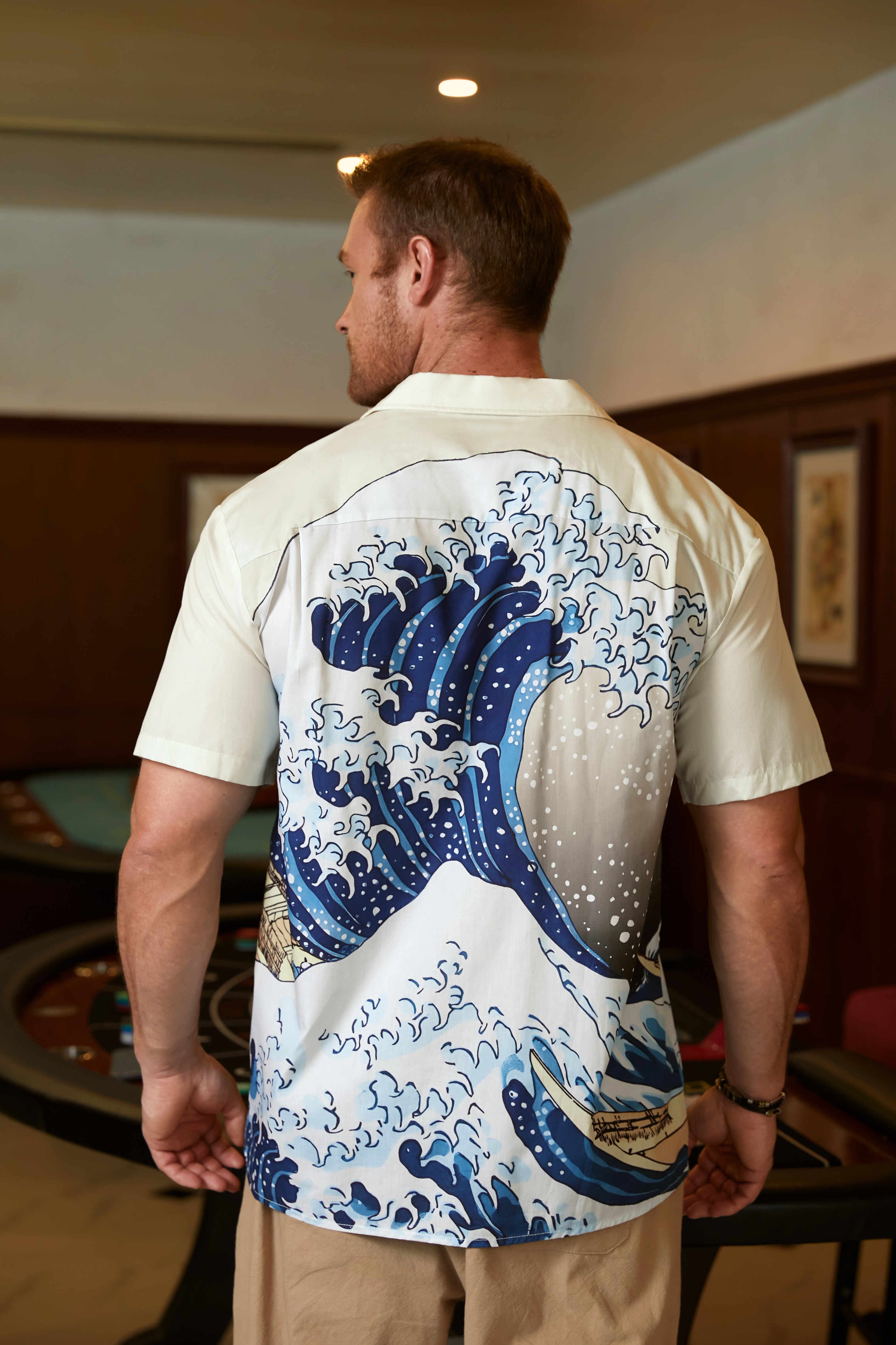 Hardaddy® Japanese Ukiyoe Wave Aloha Shirt