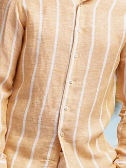 Striped Long Sleeve Casual Shirt