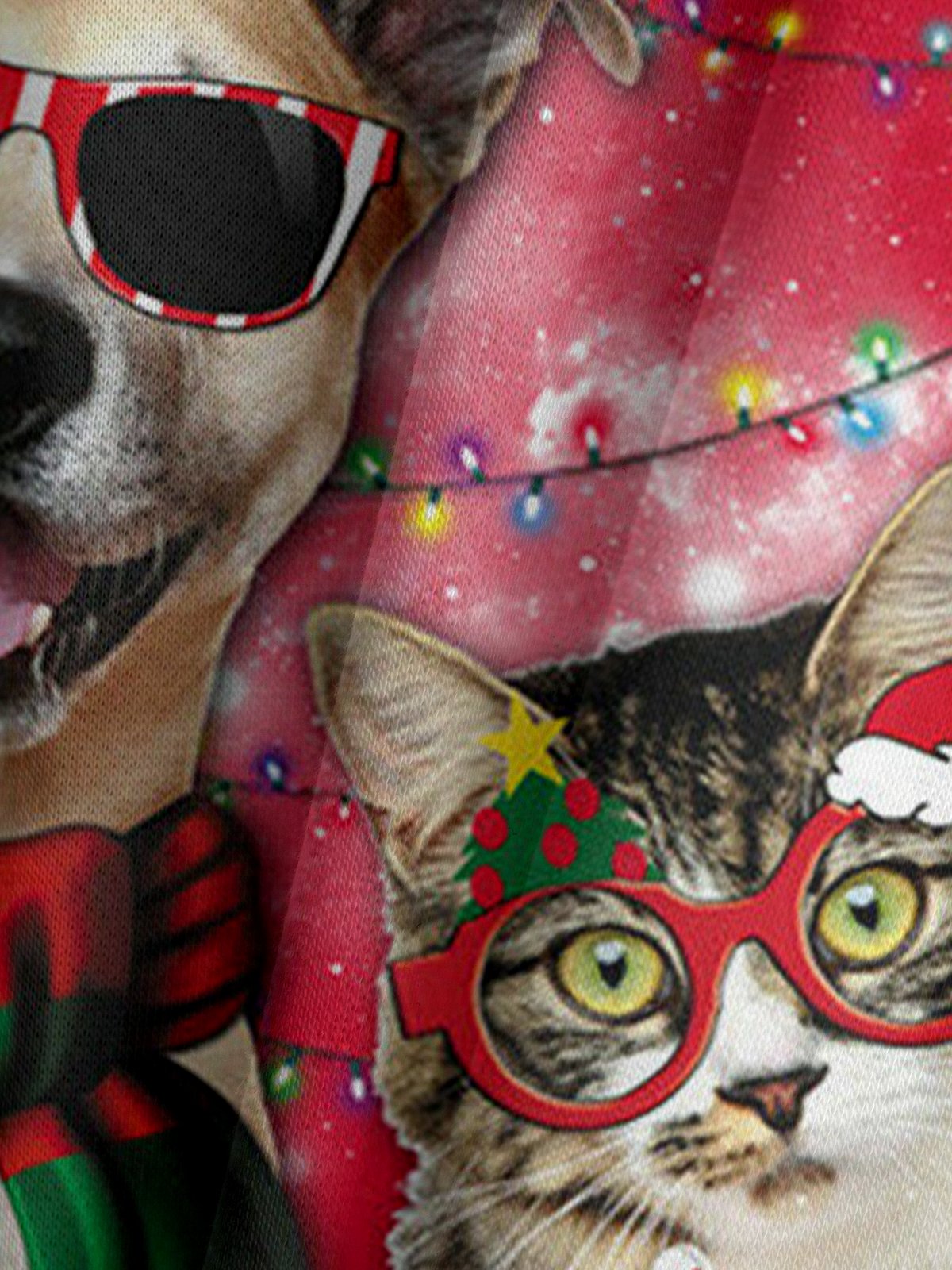 Christmas Cat Casual Hoodie