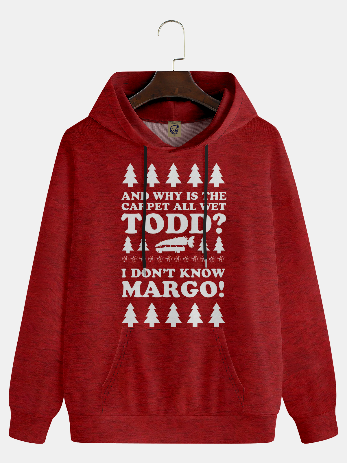 Christmas Text Letter Casual Hoodie