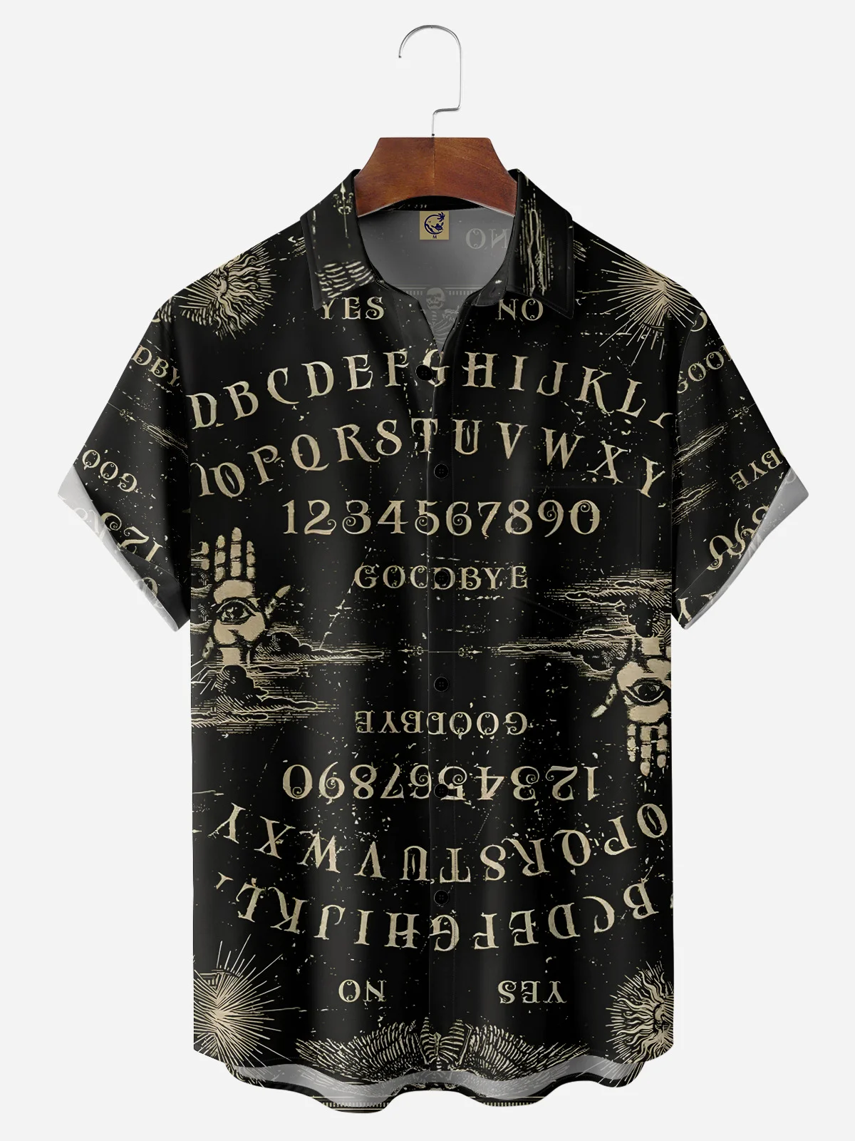 Gaming Board Chest Pocket Short Sleeve Casual Shirt