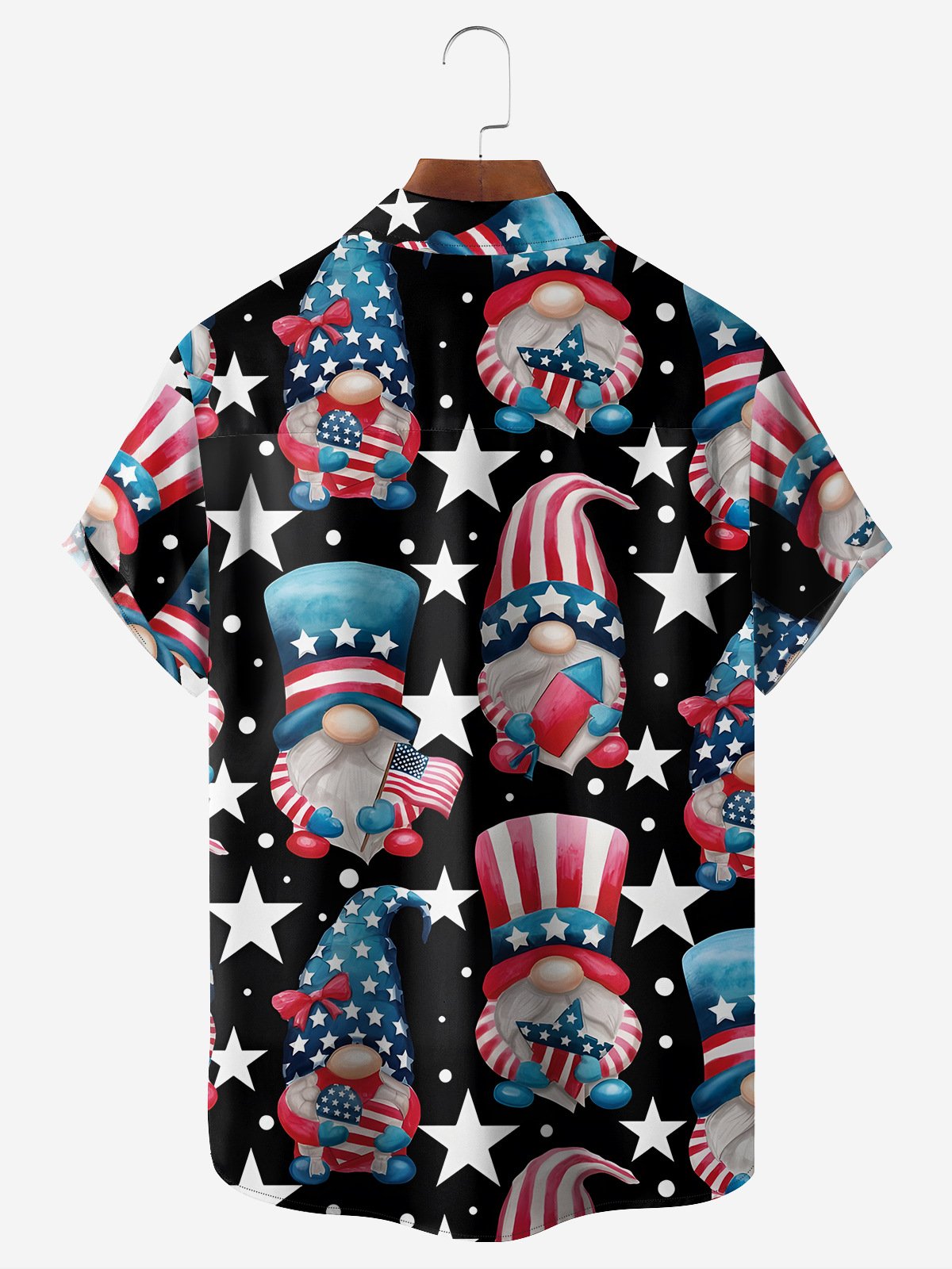 Veterans Day Chest Pocket Short Sleeve Hawaiian Shirt