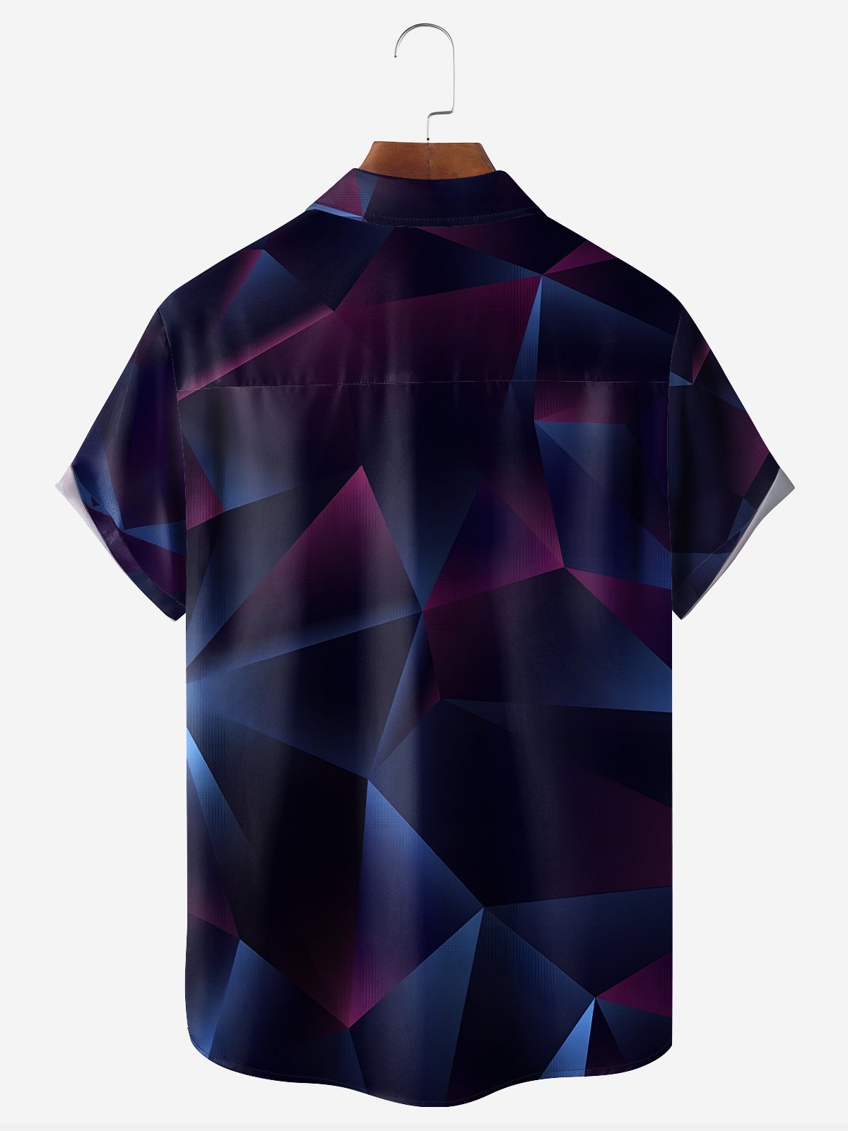 3D Art Chest Pocket Short Sleeve Casual Shirt
