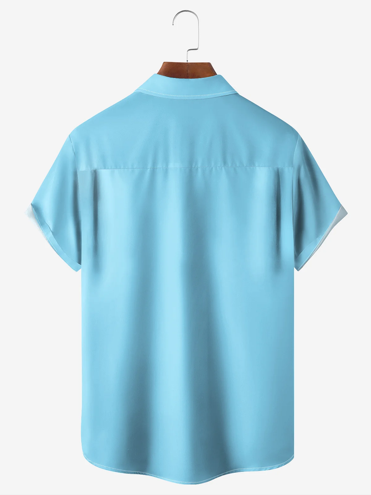 Parrot Chest Pocket Short Sleeve hawaiian Shirt