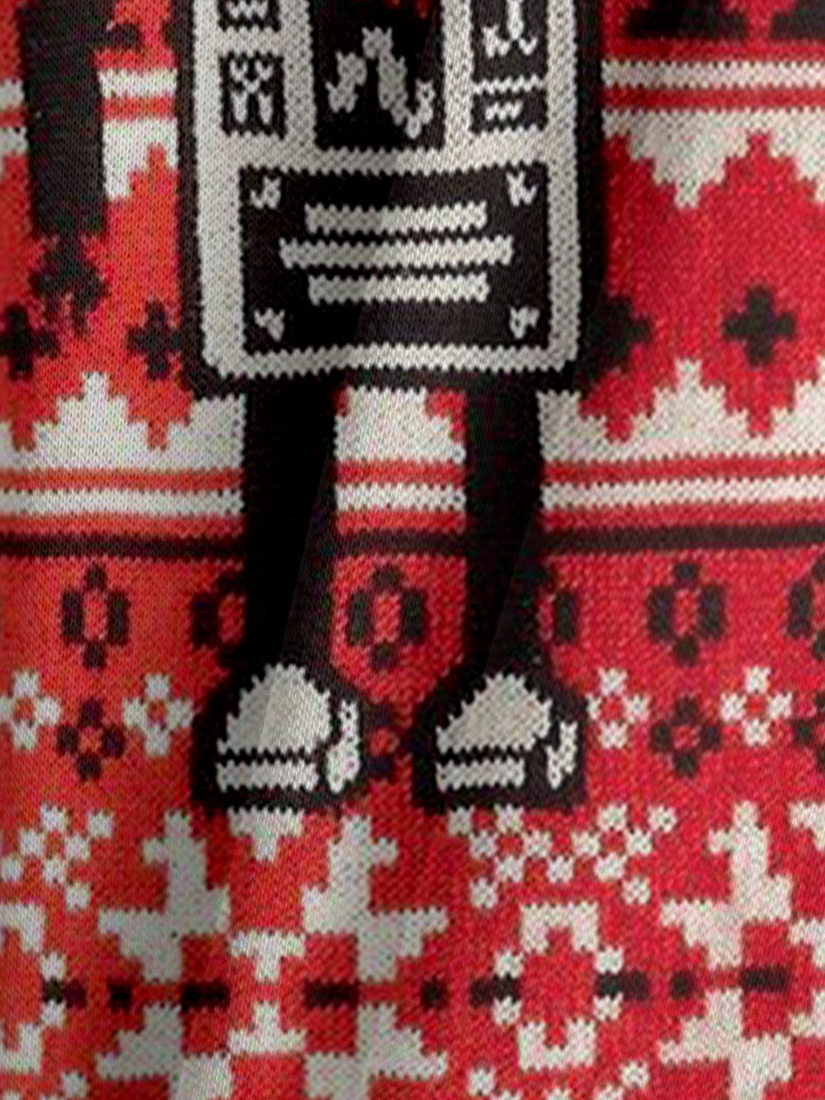 Christmas Robots Casual Hoodie