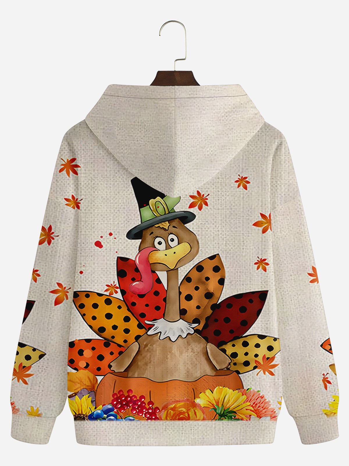 Thanksgiving Turkey Casual Hoodie