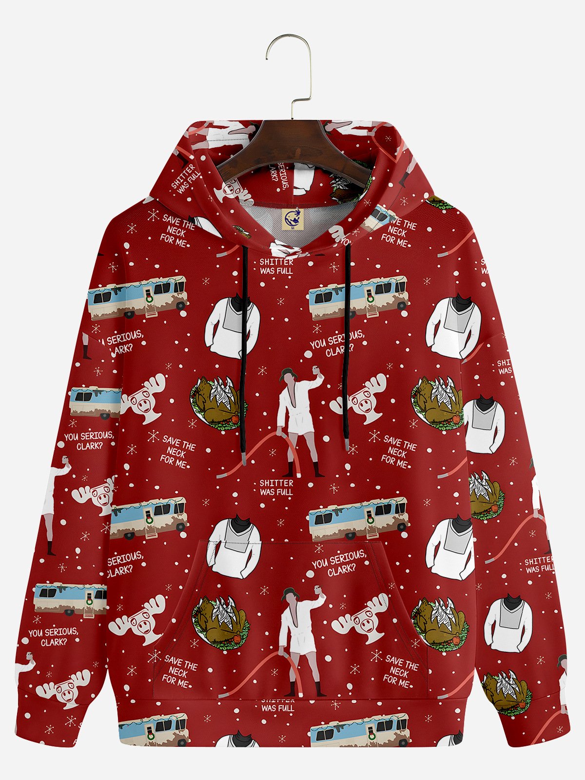 Christmas Clark Casual Hoodie