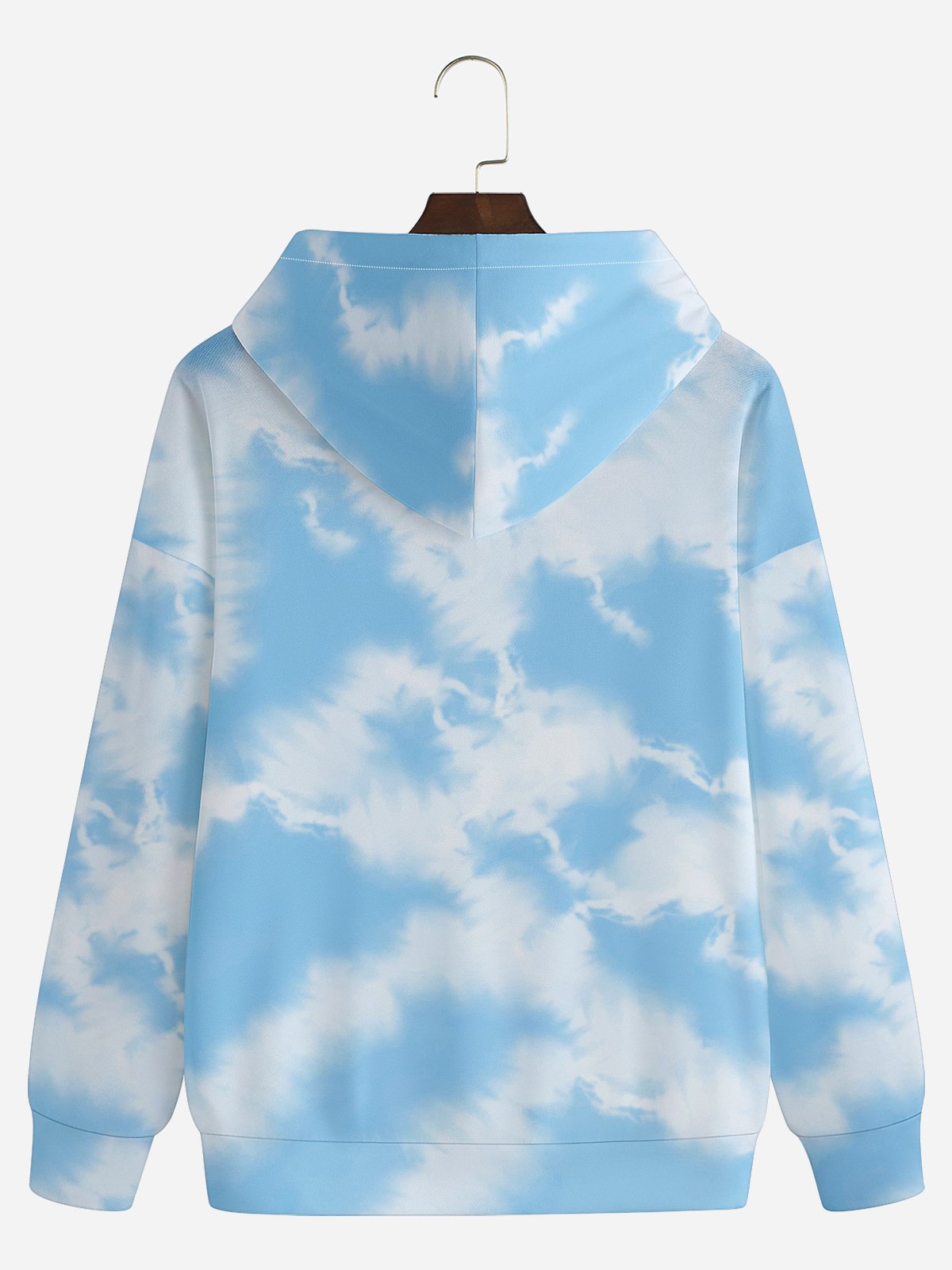 Santa Claus Tie-Dye Casual Hoodie