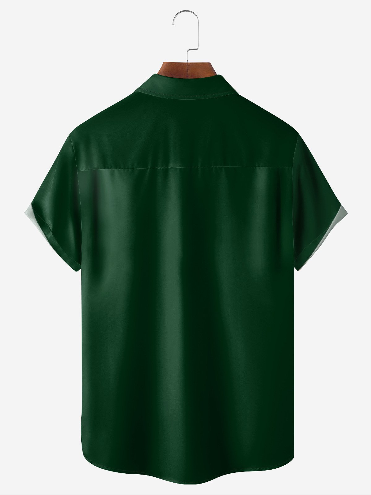 St. Patrick's Day Chest Pocket Short Sleeve Casual Shirt