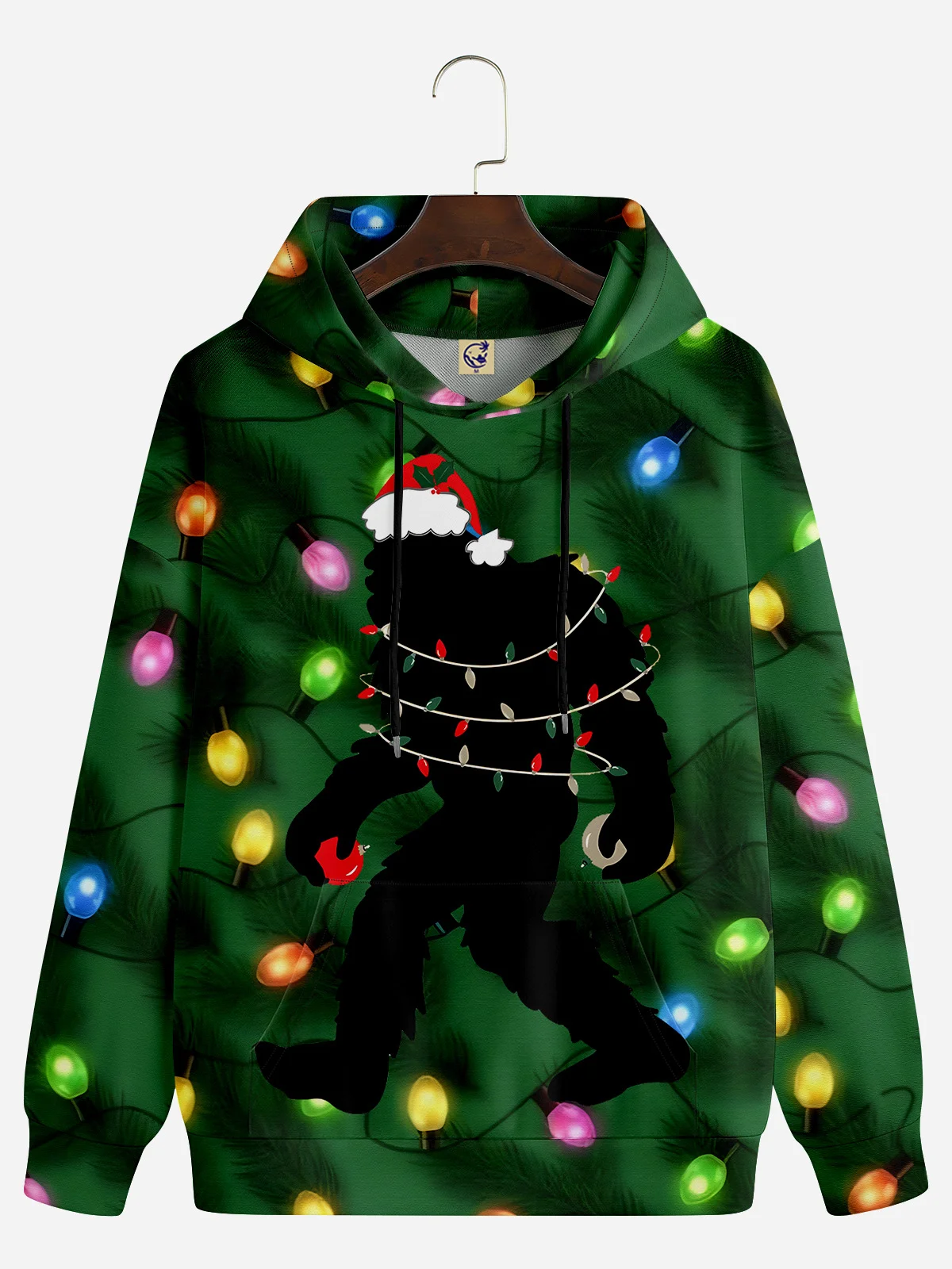 Christmas Lights Wildman Casual Hoodie