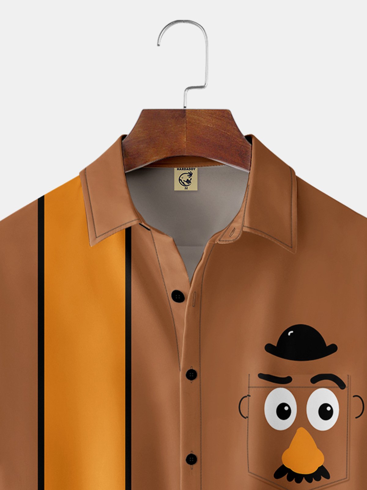 Character Chest Pocket Short Sleeve Bowling Shirt