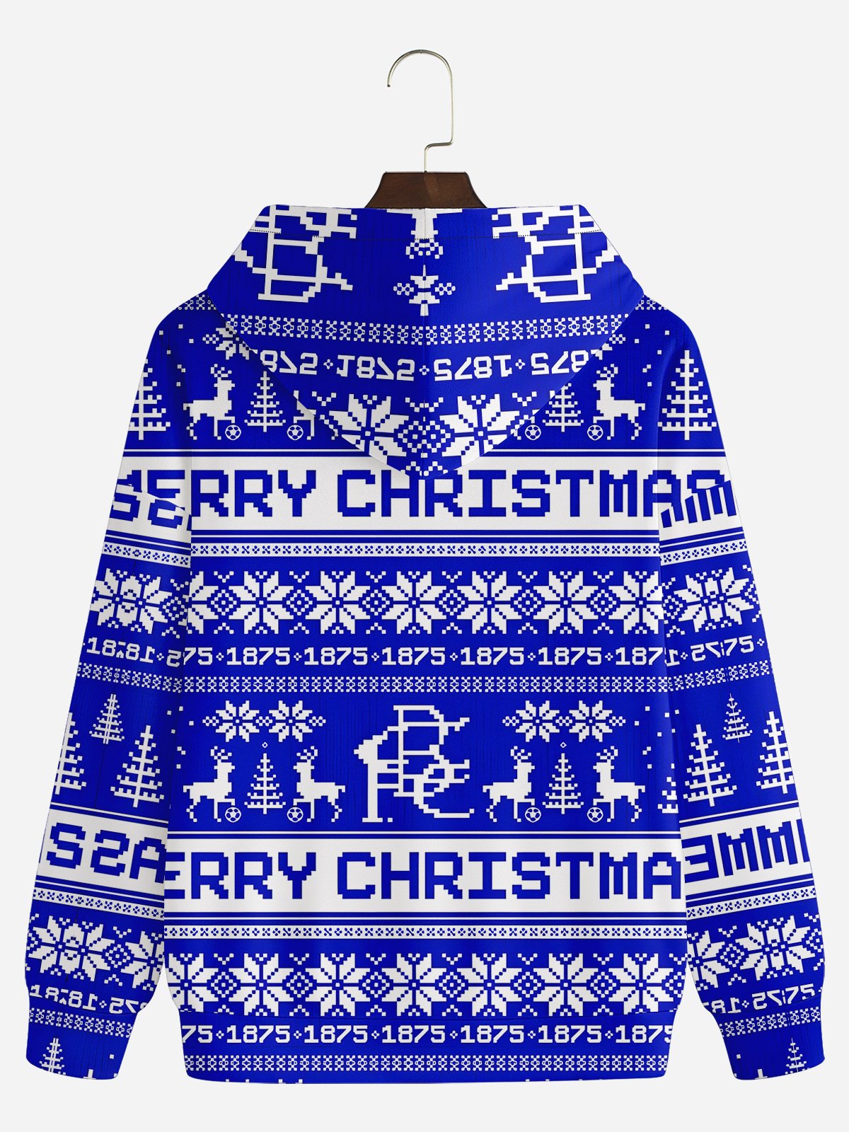 Christmas Fair Isle Casual Hoodie