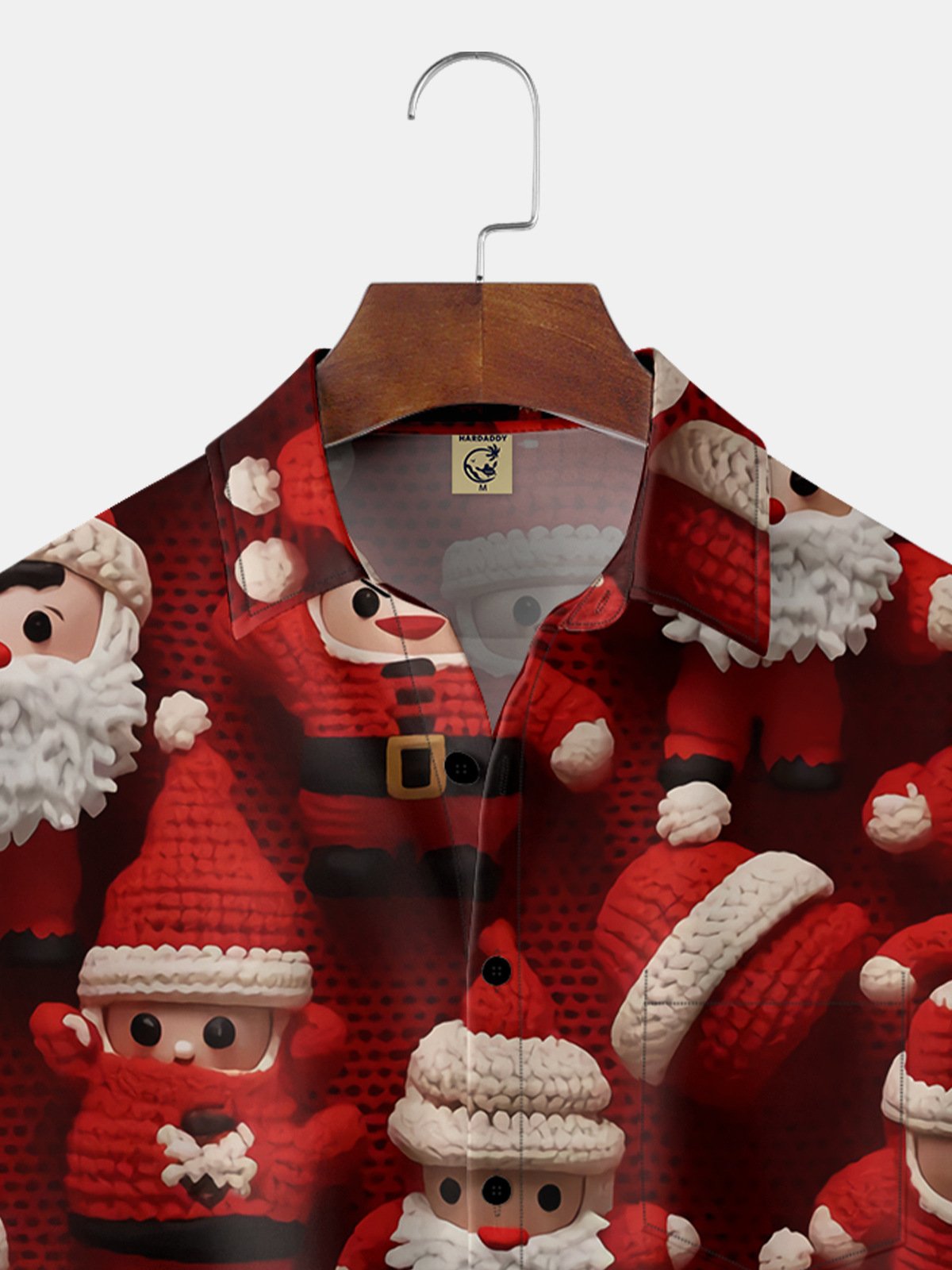 - using using using using using using using using... 3D Christmas Chest Pocket Short Sleeve Casual Shirt | hardaddy