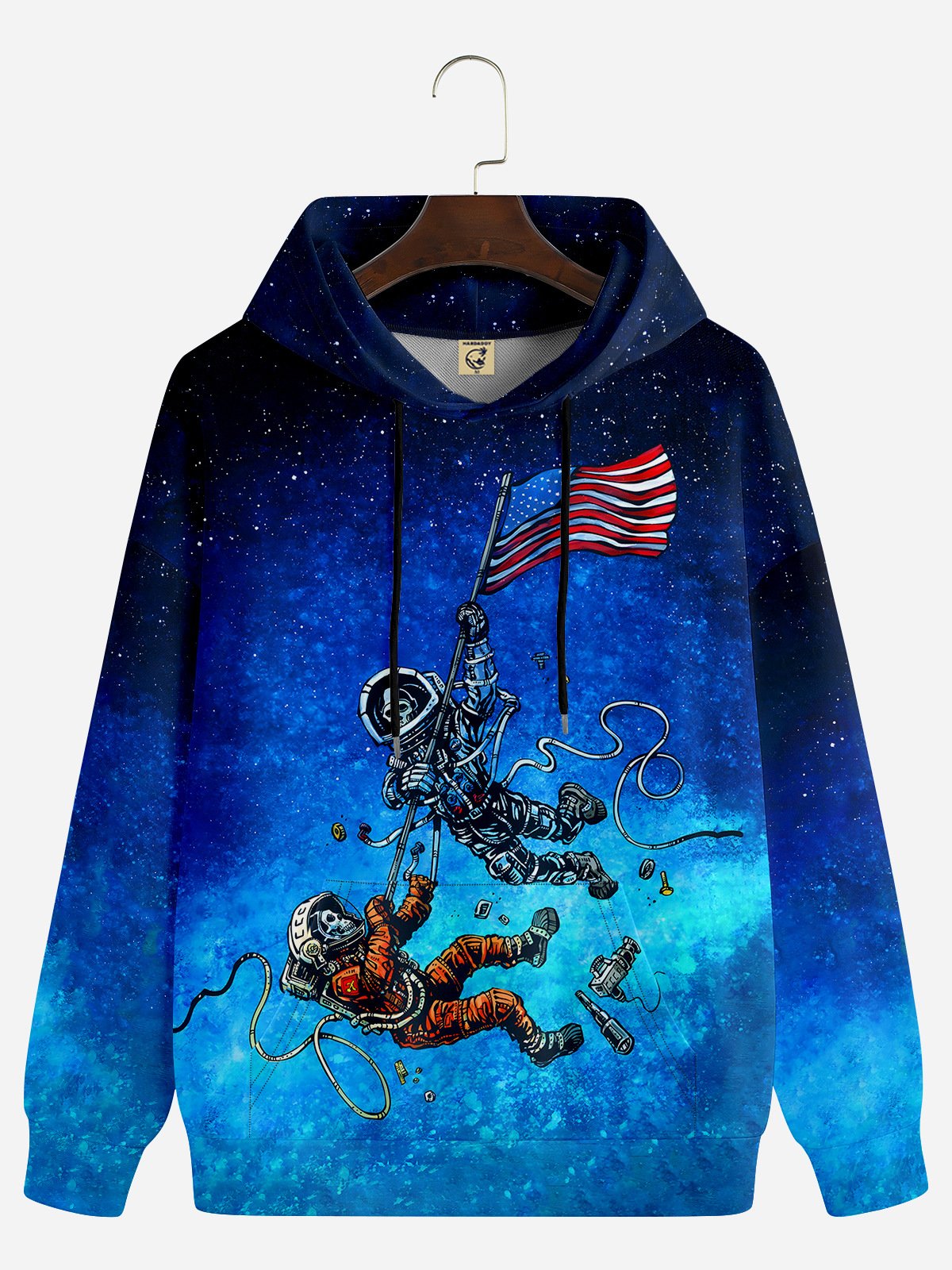 Space Race Hoodie By David Lozeau