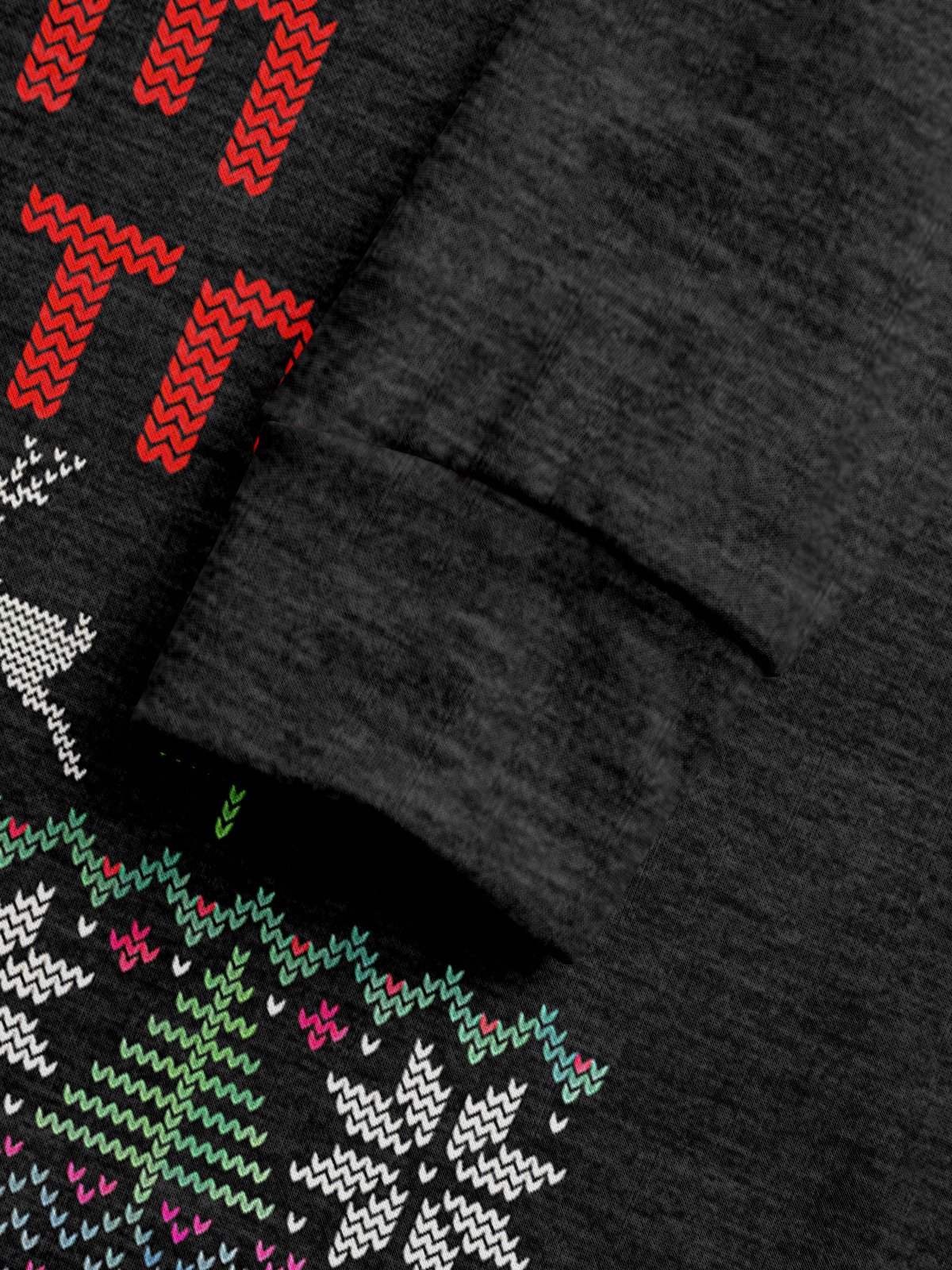 Christmas Drunk Fair Isle Casual Hoodie