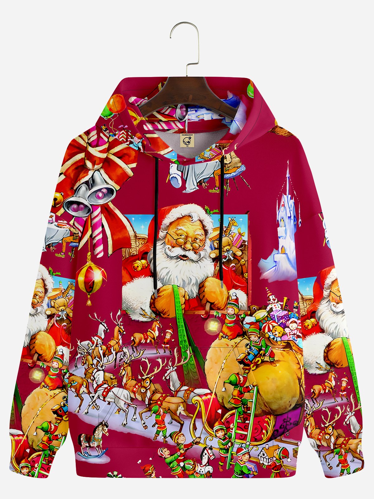 Christmas Santa Claus Casual Hoodie