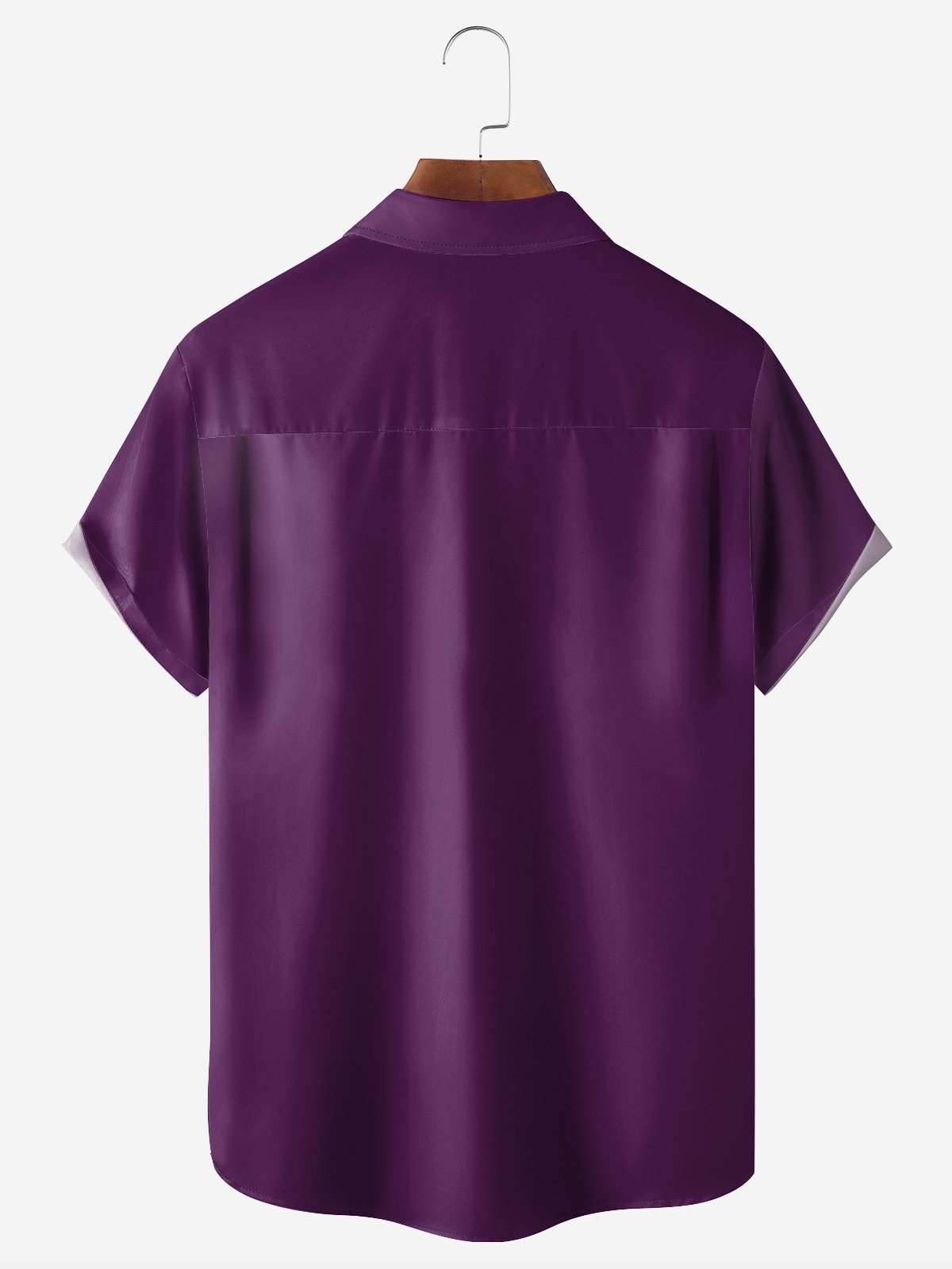 Hardaddy Mardi Gras Chest Pocket Short Sleeve Casual Shirt