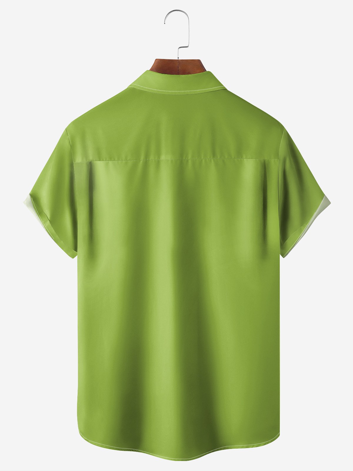 Hardaddy Medieval Pattern Chest Pocket Short Sleeve Bowling Shirt