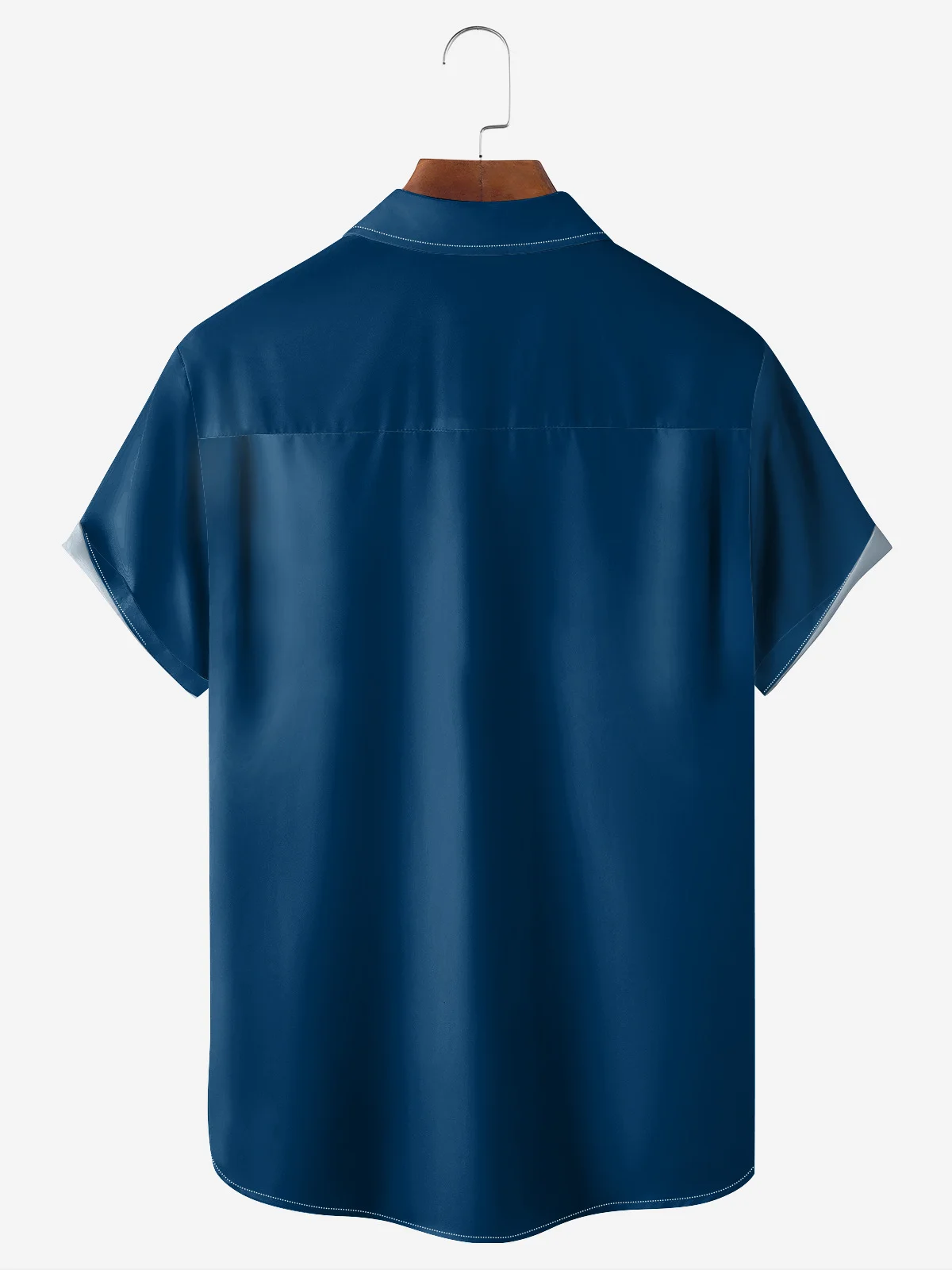 Hardaddy Art Medieval Geometric Chest Pocket Short Sleeve Bowling Shirt