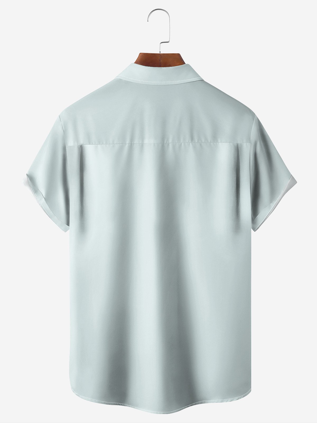 Medieval Geometric Chest Pocket Short Sleeve Bowling Shirt