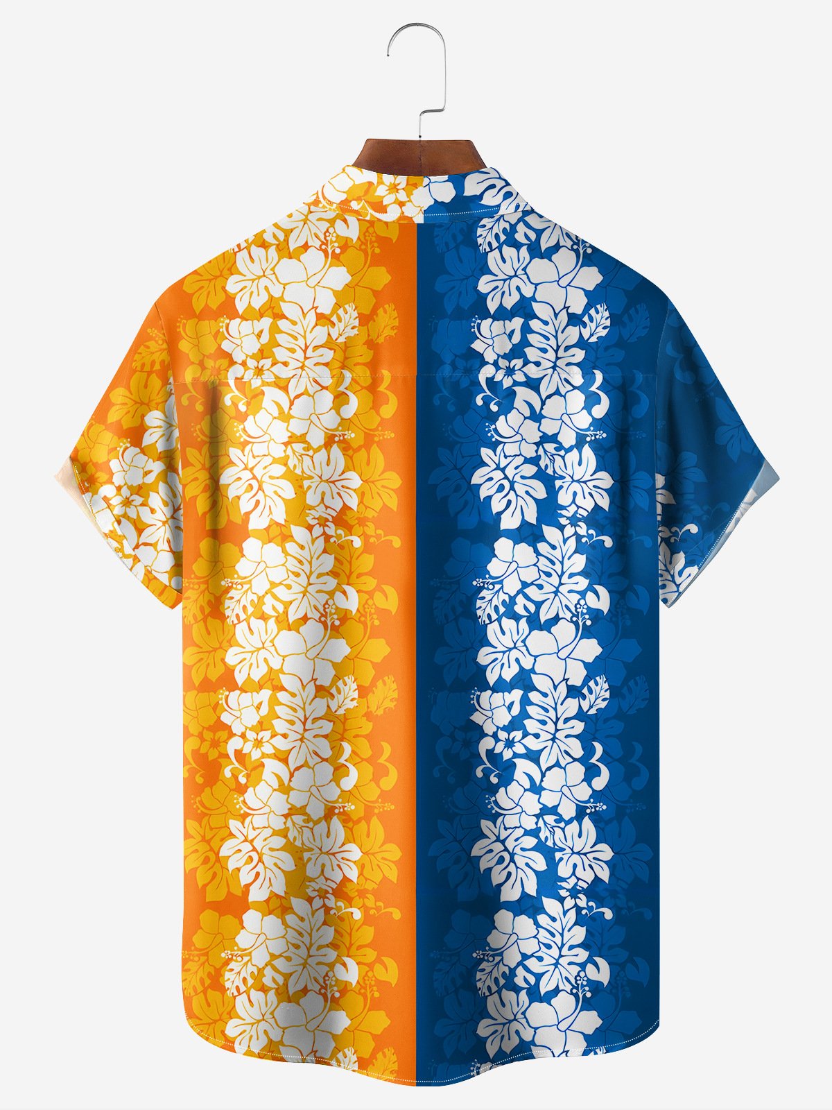 Hardaddy Hibiscus Chest Pocket Short Sleeve Hawaiian Shirt