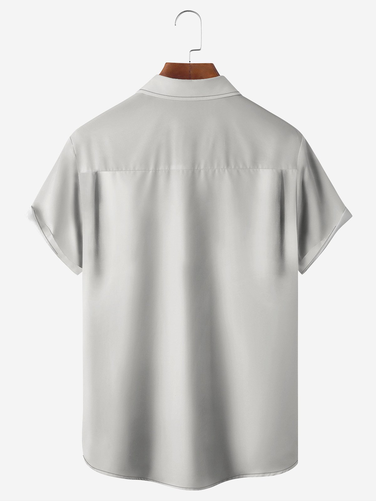 Hardaddy Geometry Chest Pocket Short Sleeve Bowling Shirt