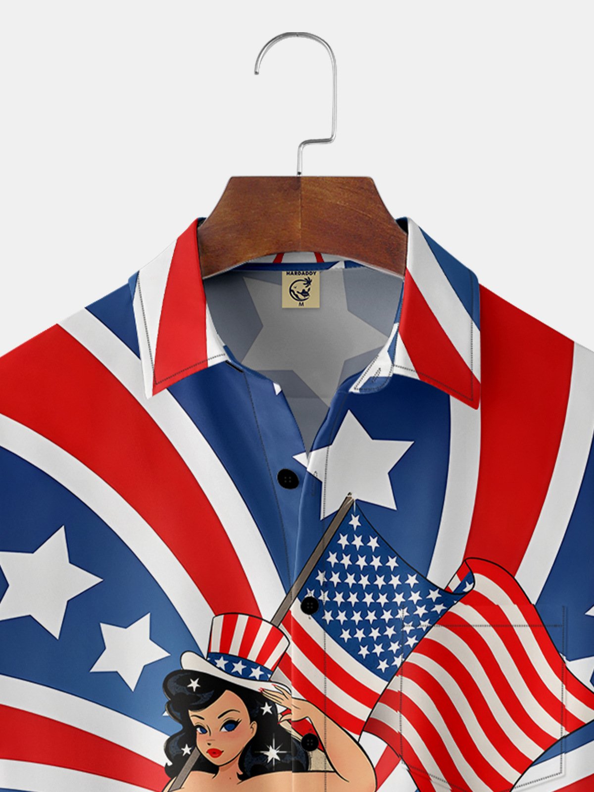 American Flag Beauty Shirt By Alice Meow