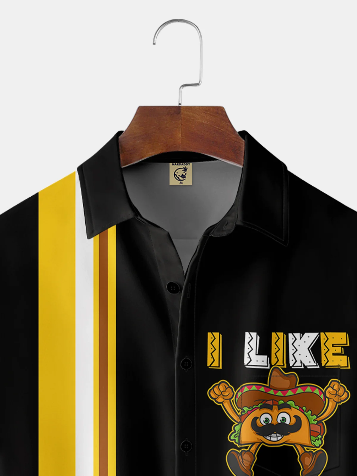 Hardaddy Mexican Culture Chest Pocket Short Sleeve Bowling Shirt