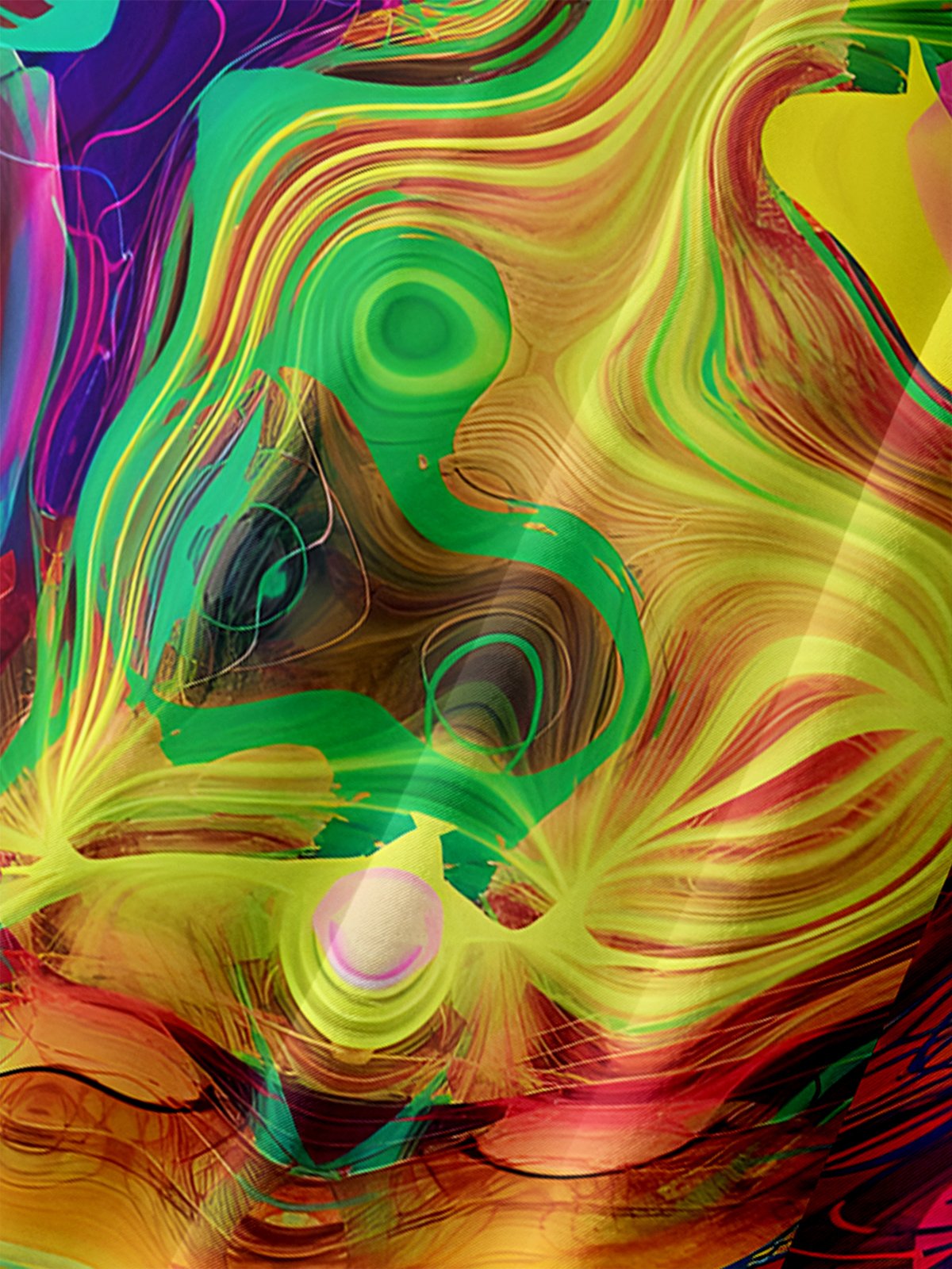 Hardaddy Geometric Line Texture Chest Pocket Short Sleeve Casual Shirt