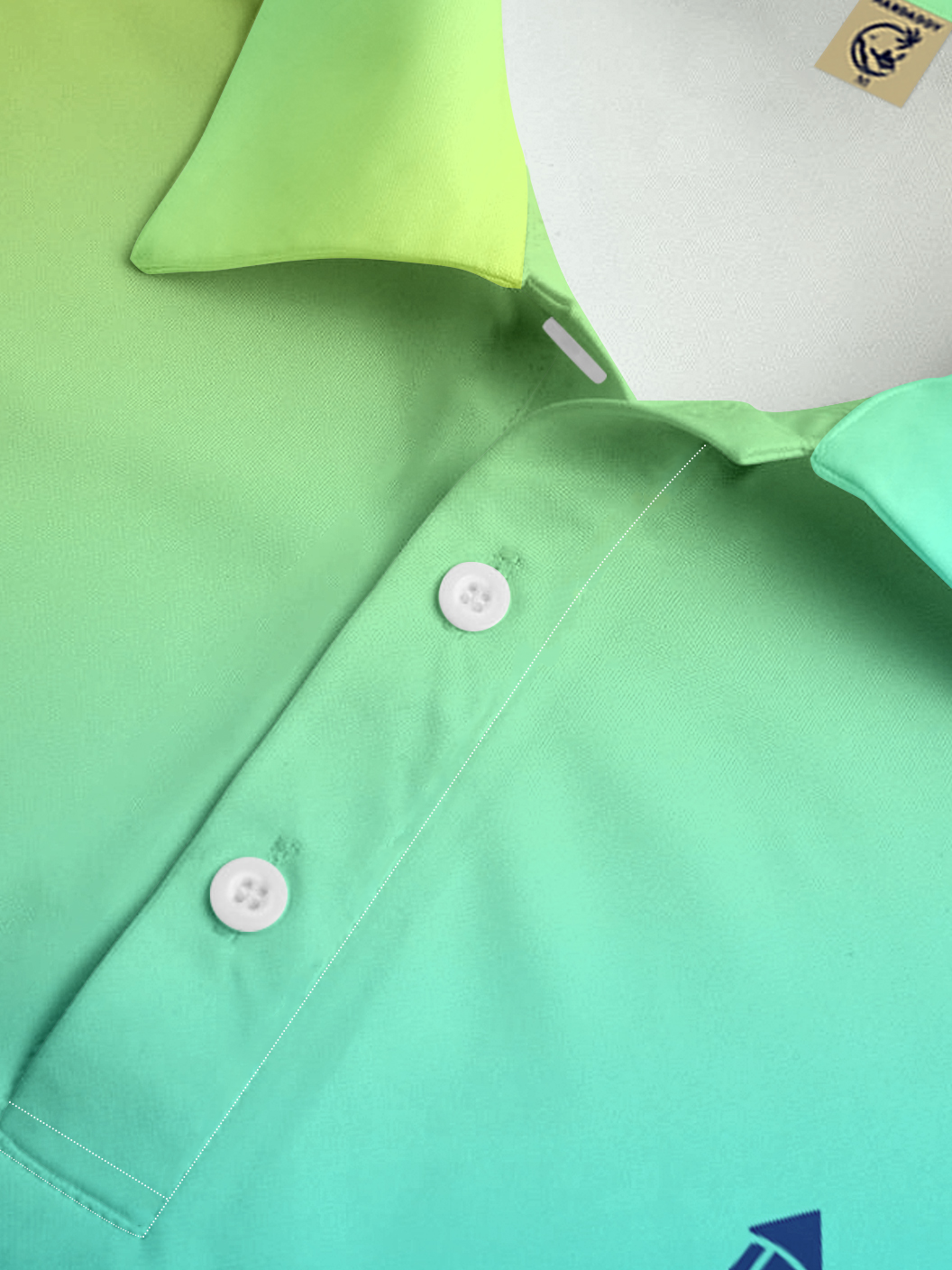 Moisture-wicking Ombre Beacon Golf Polo Shirt