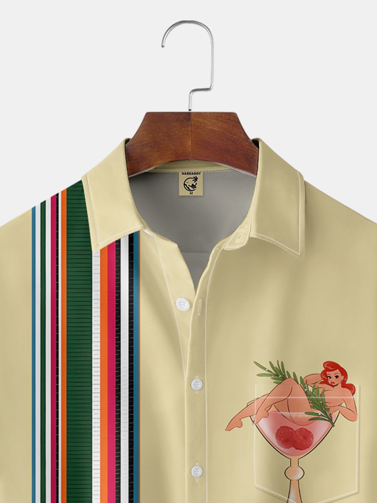 Cocktail Beauty Bowling Shirt By Alice Meow