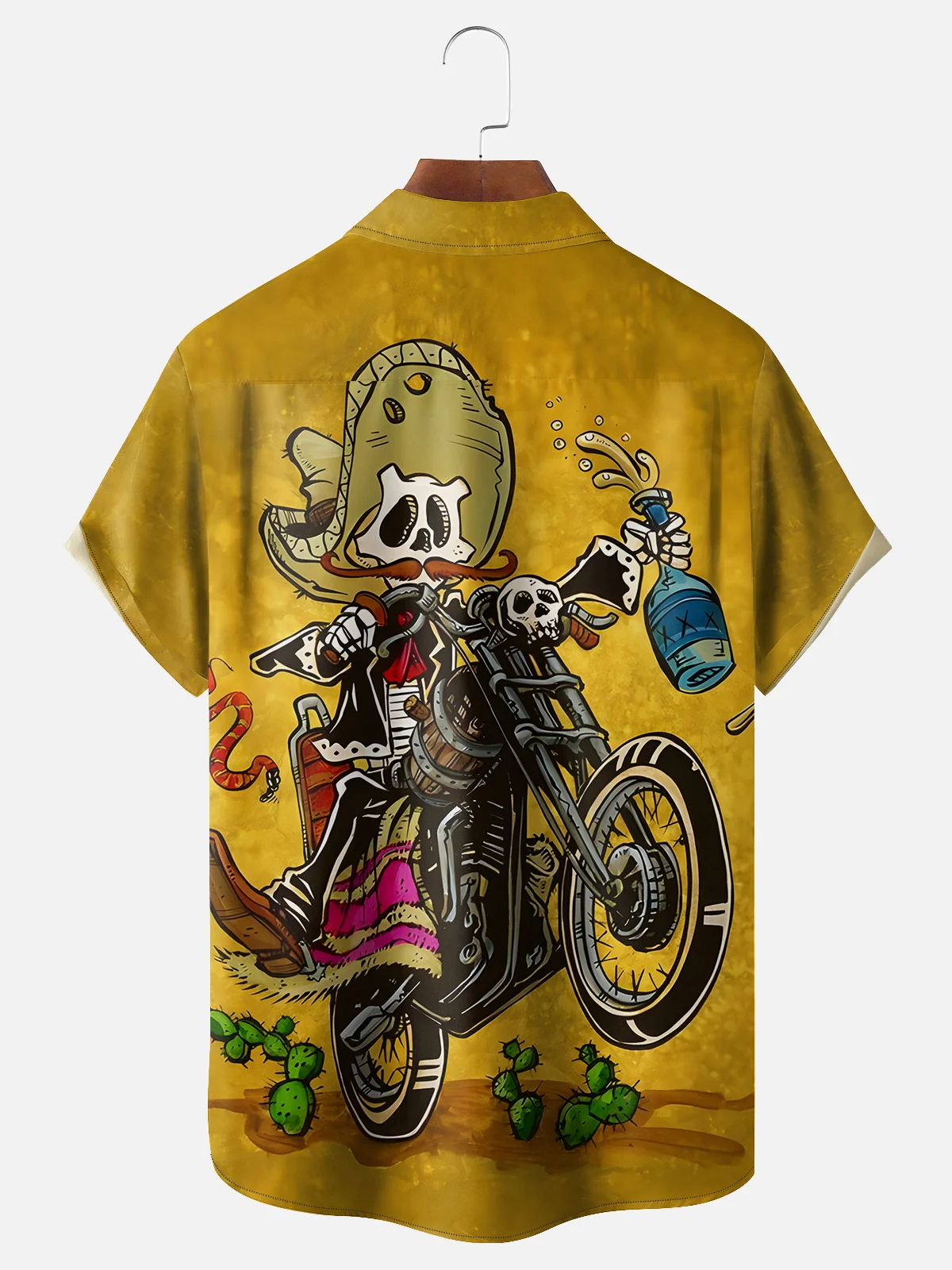 Tijuana Drunk Biker Shirt By David Lozeau