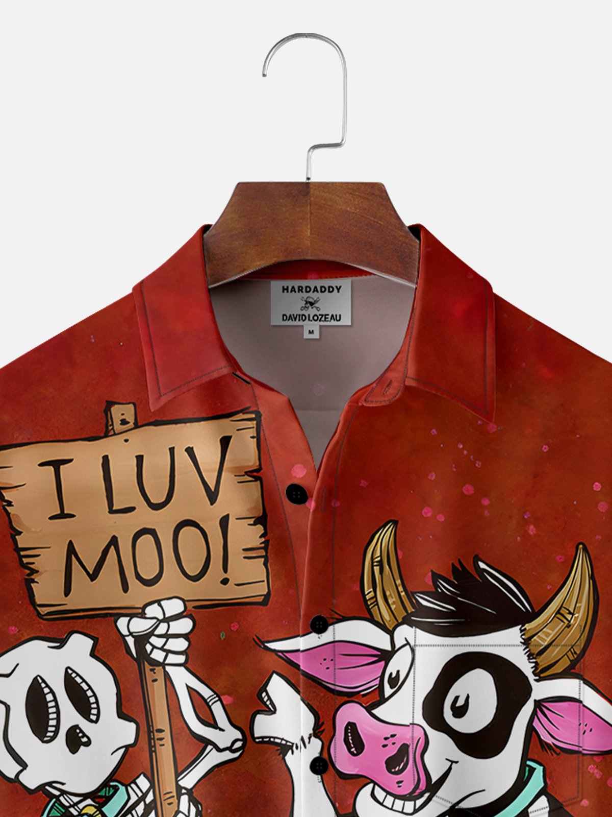 I Love Moo Shirt By David Lozeau