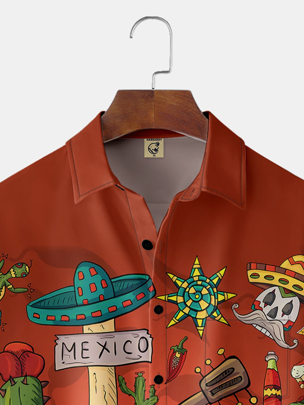 Breathable Cinco de Mayo Chest Pocket Hawaiian Shirt