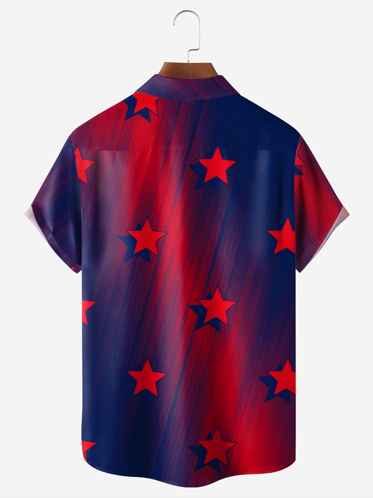 Moisture-wicking Stars Chest Pocket Resort Shirt