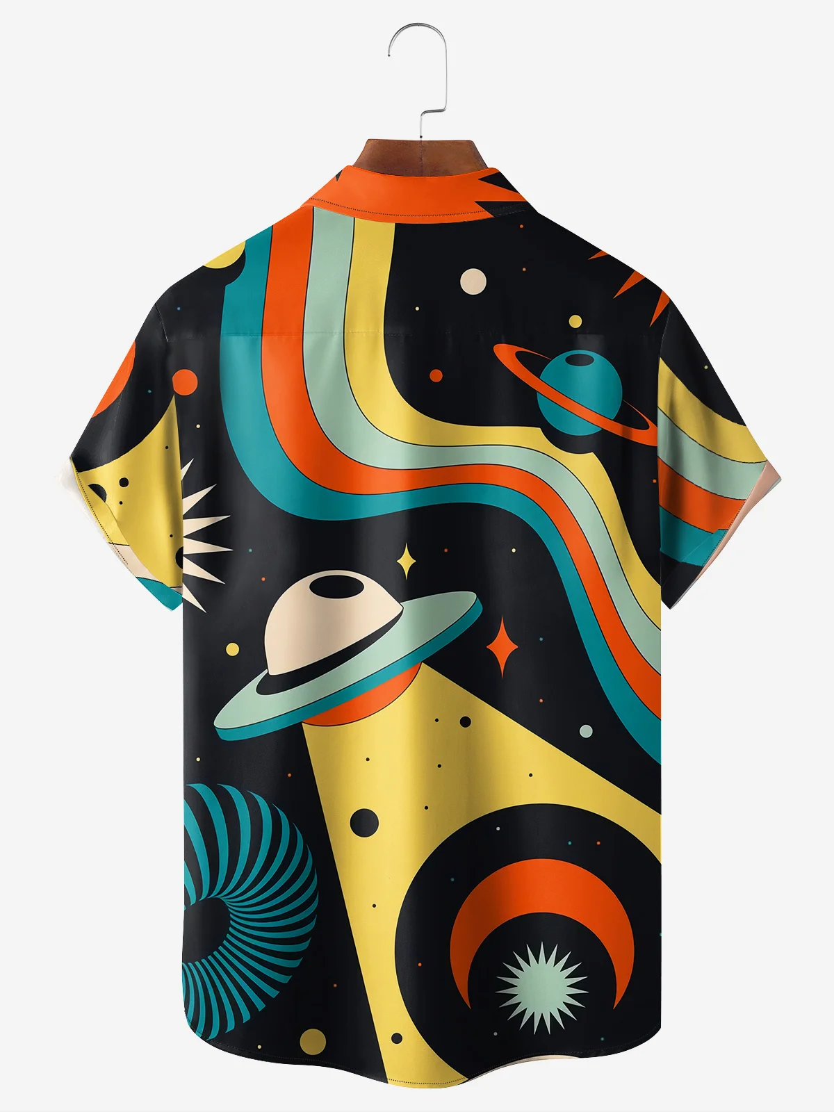 Hardaddy Moisture-wicking Universe Chest Pocket Resort Shirt