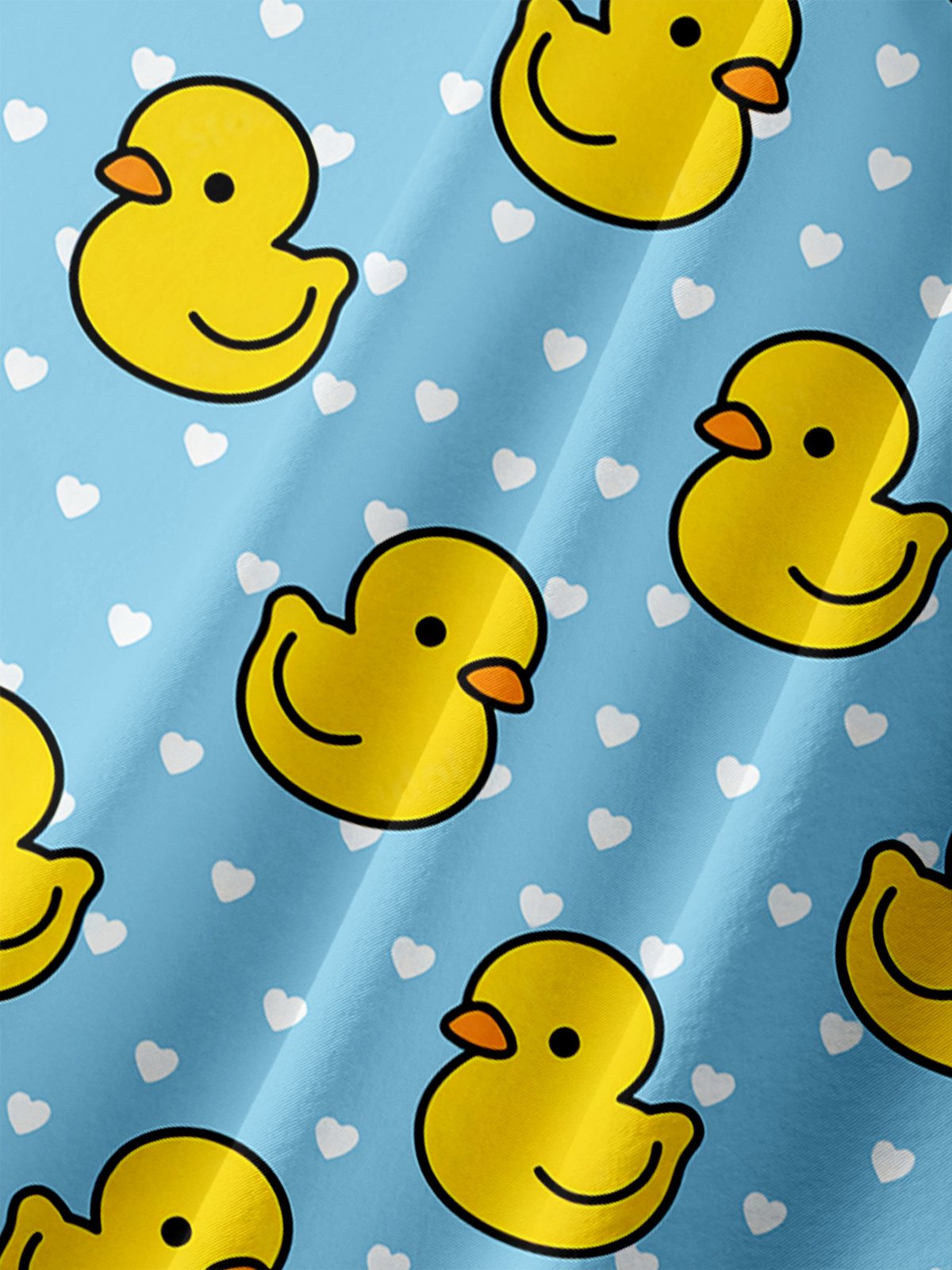 Moisture-wicking Little Yellow Duck Chest Pocket Hawaiian Shirt