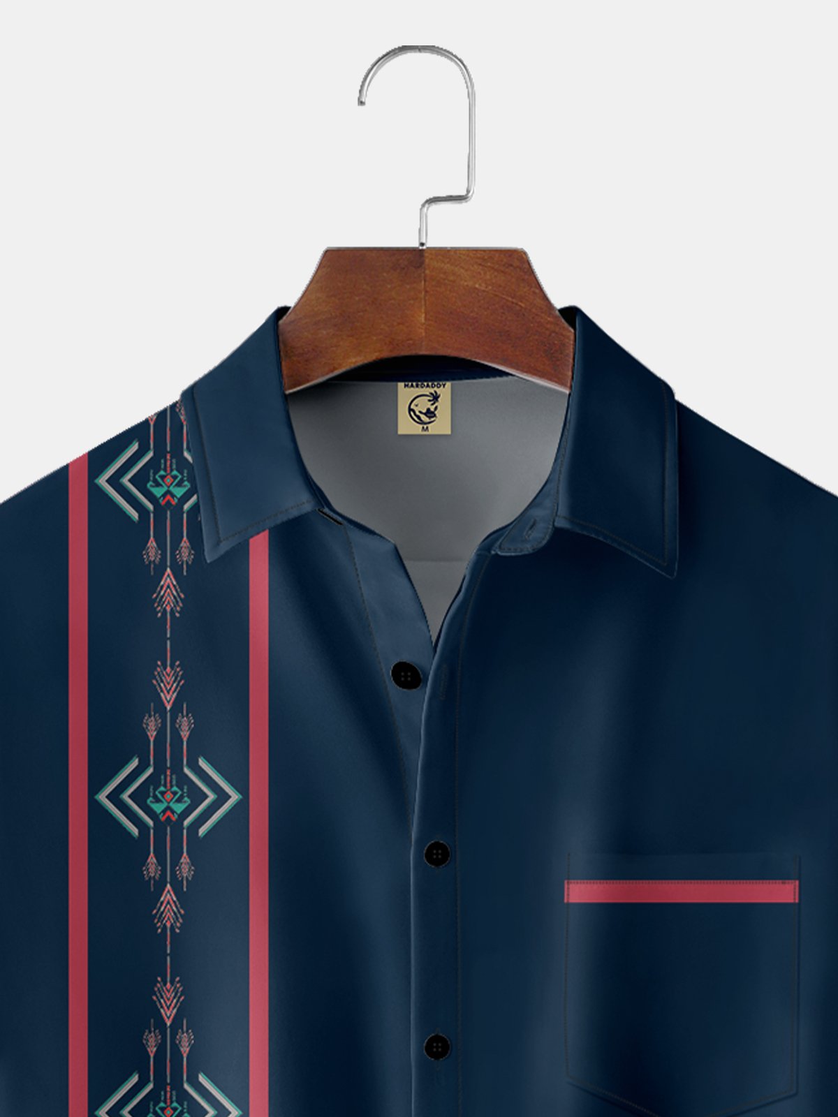 Moisture-wicking Breathable Ethnic Bowling Shirt