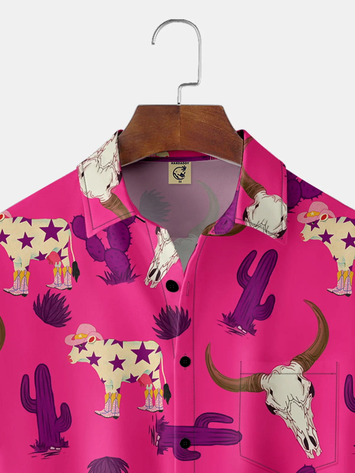 Cow Cactus Hawaiian Shirt By Andreea Dumuta