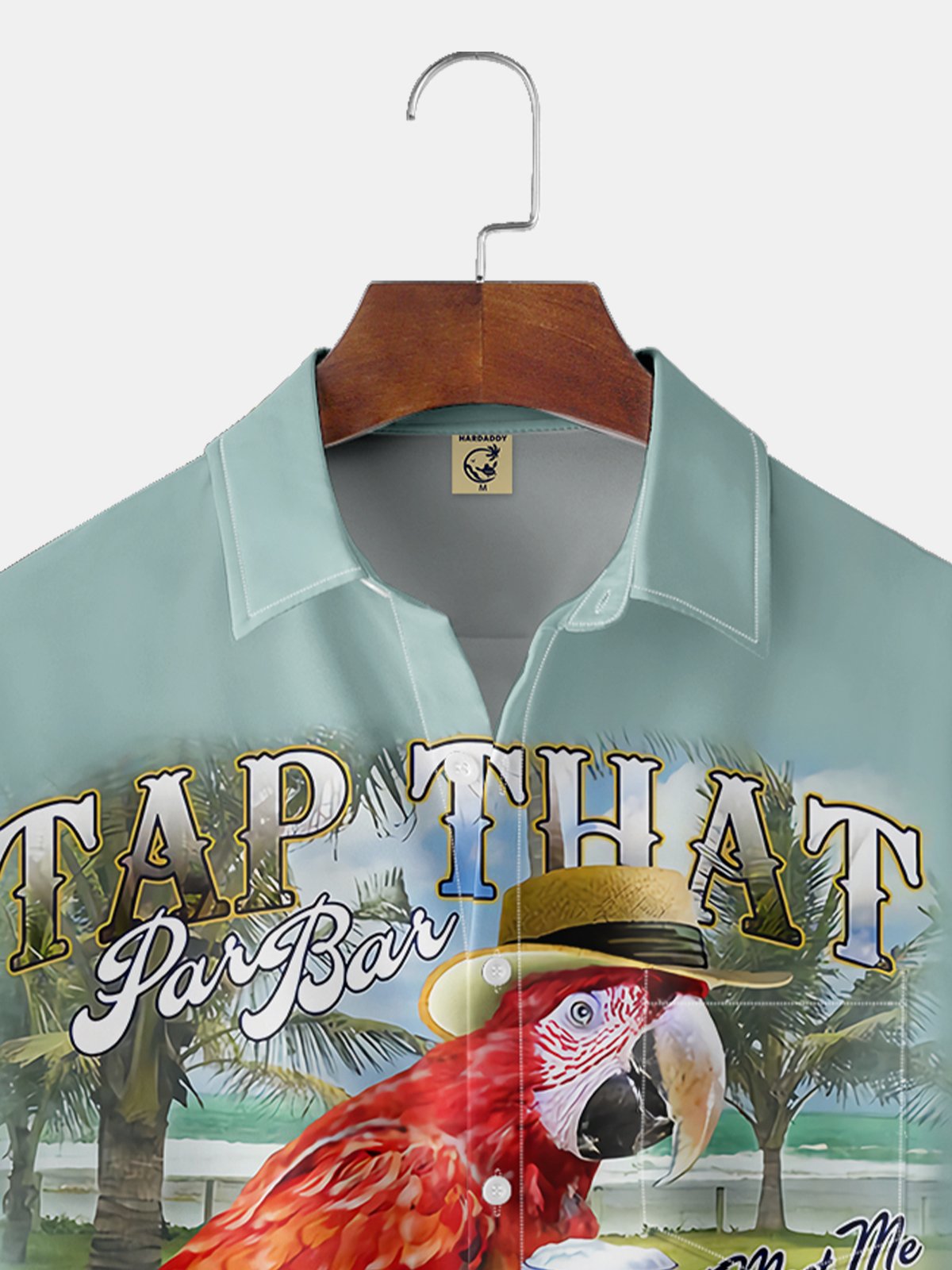 Moisture-wicking Parrot Chest Pocket Casual Shirt